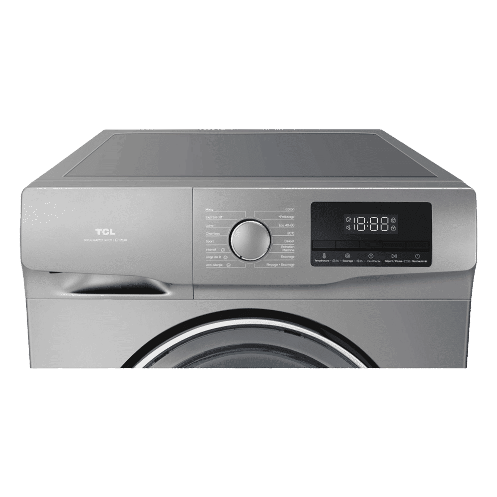 TCL 7.5 kg 5 Star Fully Automatic Front Load Washing Machine (P061, P6075FLS, BLDC Inverter Motor, Dark Silver)_4