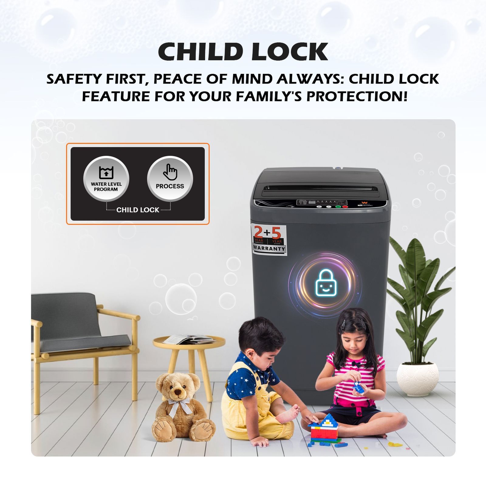 White Westinghouse 7 kg 5 Star Fully Automatic Top Load Washing Machine (HDT7000S, Water Reserve Technology, Grey) White Westinghouse 7 kg 5 Star Fully Automatic Top Load Washing Machine (HDT7000S, Water Reserve Technology, Grey)_16