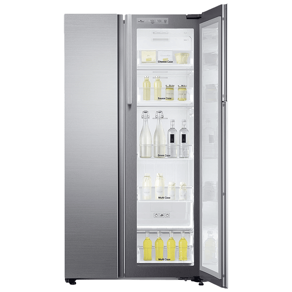 SAMSUNG 868 Litres Frost Free Side by Side Refrigerator with Twist Ice Maker (RH80J81323M/TL, Real Stainless)_7