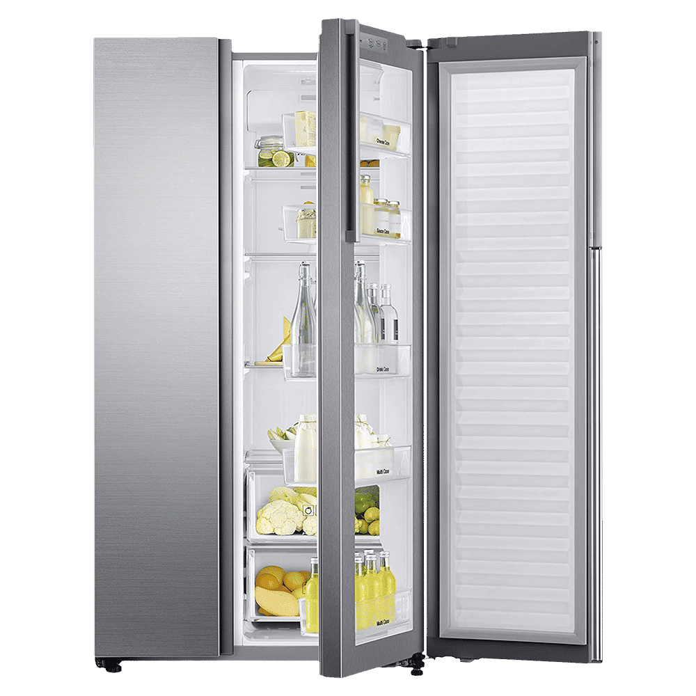 SAMSUNG 868 Litres Frost Free Side by Side Refrigerator with Twist Ice Maker (RH80J81323M/TL, Real Stainless)_8