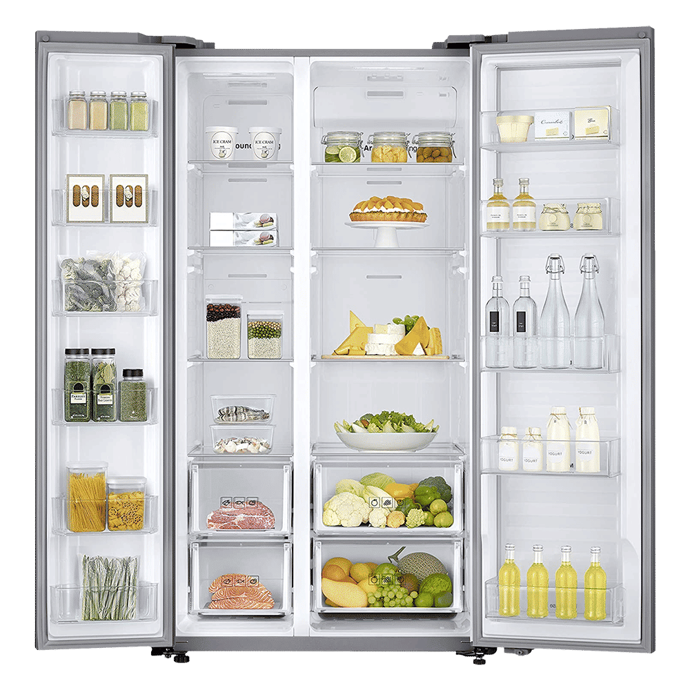 SAMSUNG 868 Litres Frost Free Side by Side Refrigerator with Twist Ice Maker (RH80J81323M/TL, Real Stainless)_5