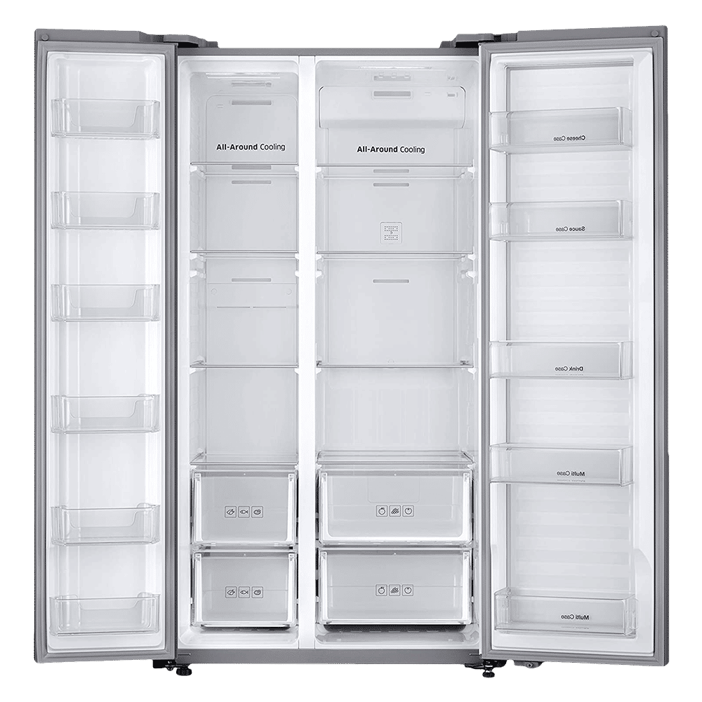 SAMSUNG 868 Litres Frost Free Side by Side Refrigerator with Twist Ice Maker (RH80J81323M/TL, Real Stainless)_6