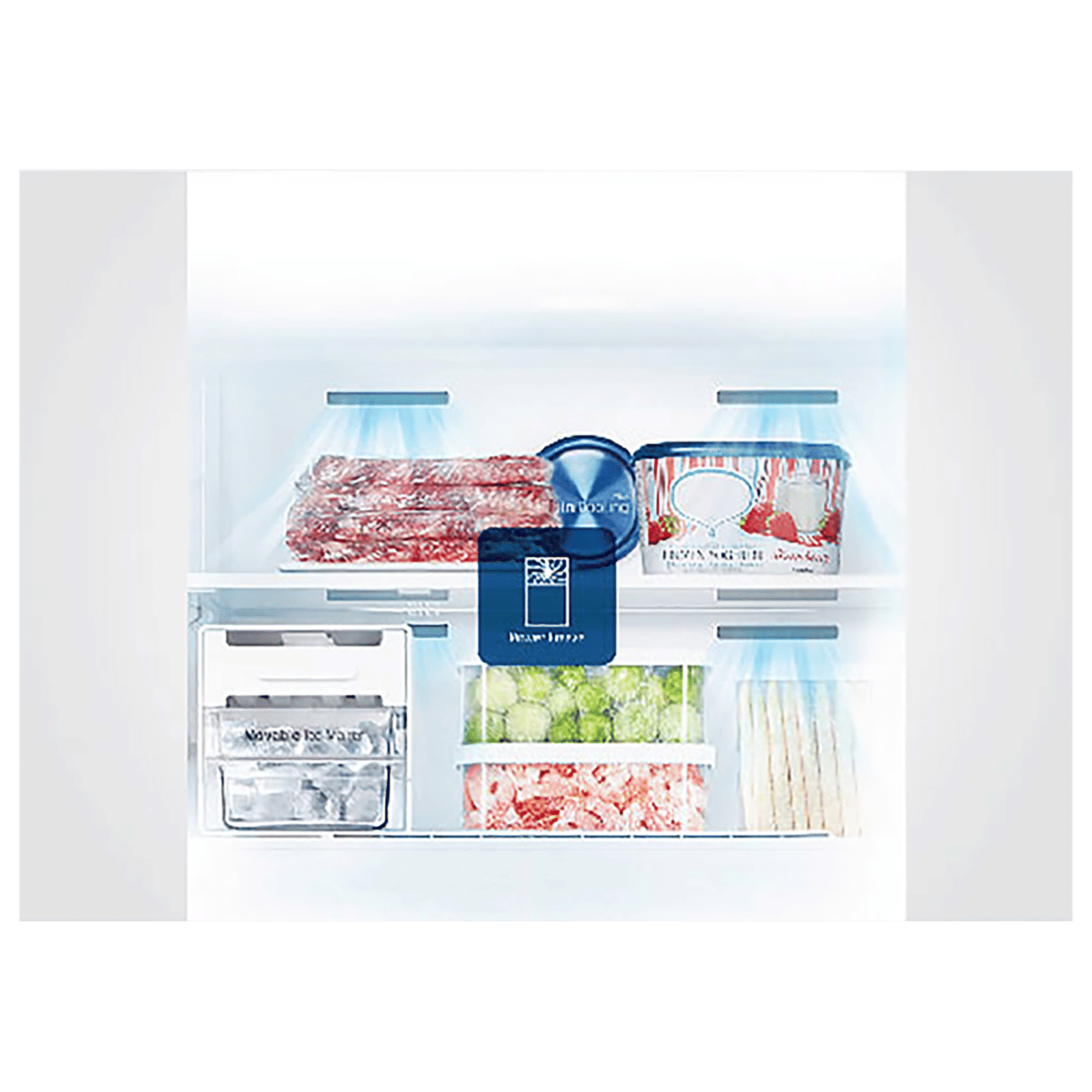 SAMSUNG 551 Litres 2 Star Frost Free Double Door Convertible Refrigerator with Anti Bacteria Protector (RT56K6378SL/TL, Easy Clean Steel)_12