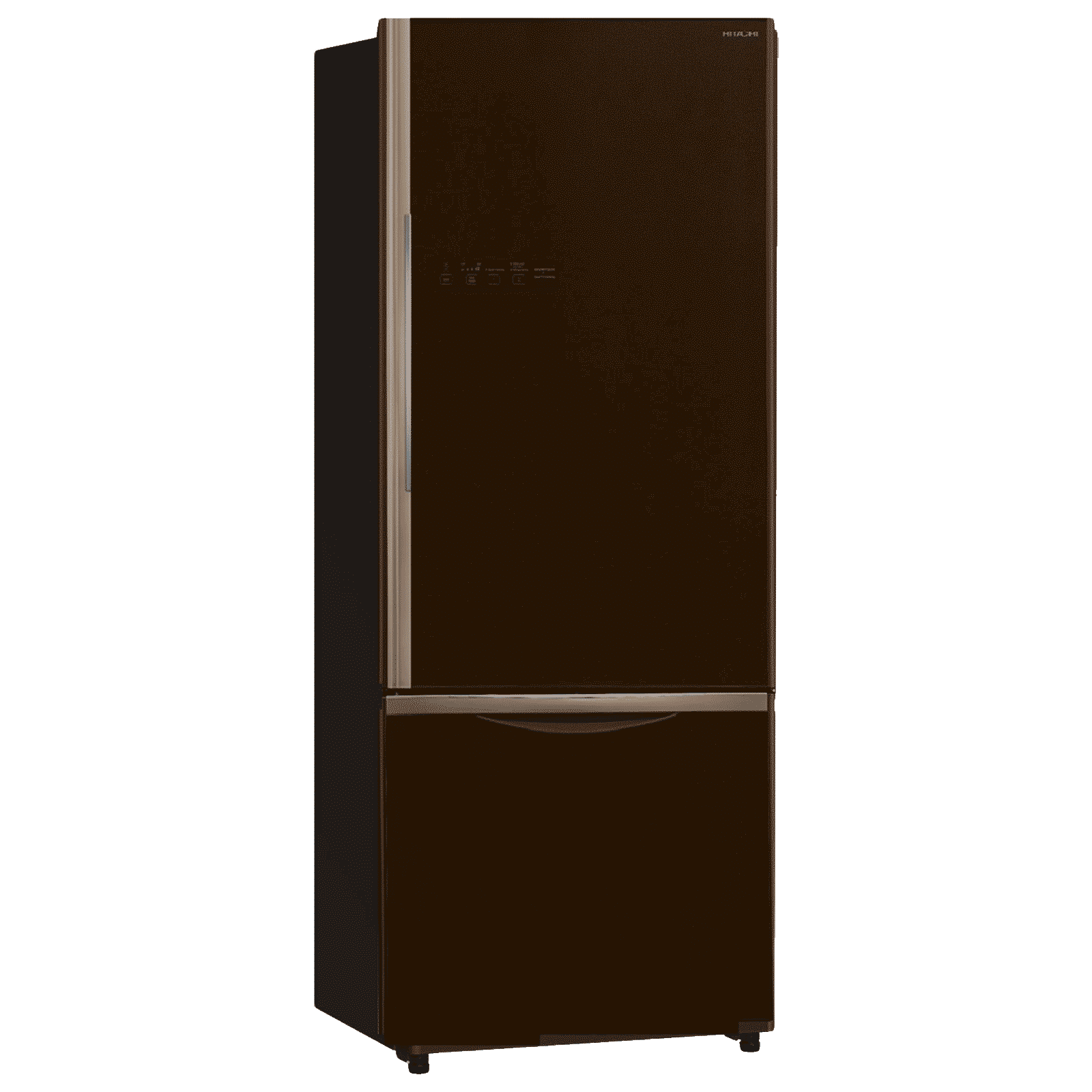 HITACHI 466 Litres 2 Star Frost Free Double Door Bottom Mount Refrigerator with Dual Fan Cooling (R-B500PND6, Brown)_2