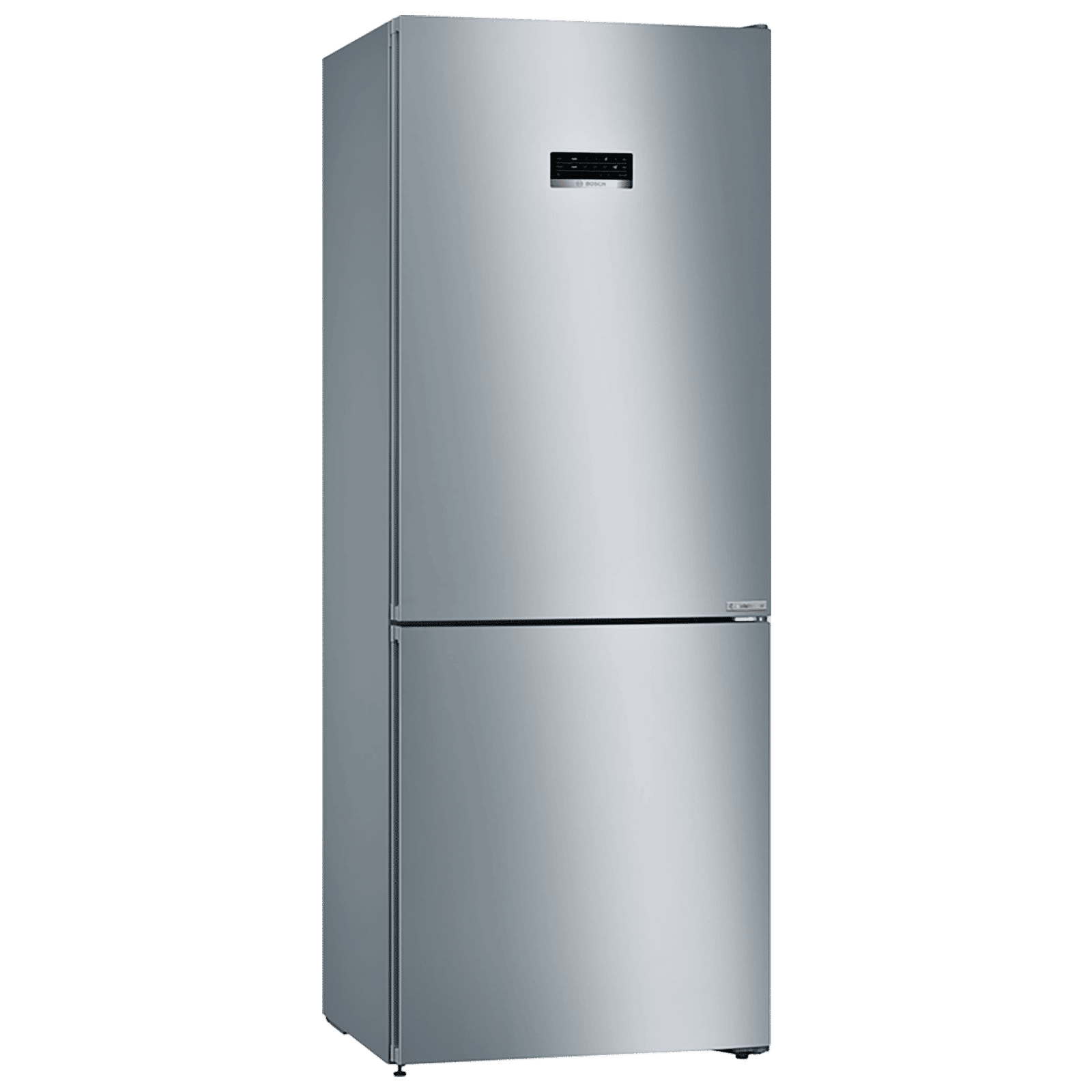 BOSCH Series 4 415 Litres 3 Star Frost Free Double Door Bottom Mount Refrigerator with Temperature Display (KGN46XL40I, Stainless steel look) BOSCH Series 4 415 Litres 3 Star Frost Free Double Door Bottom Mount Refrigerator with Temperature Display (KGN46XL40I, Stainless steel look)_1