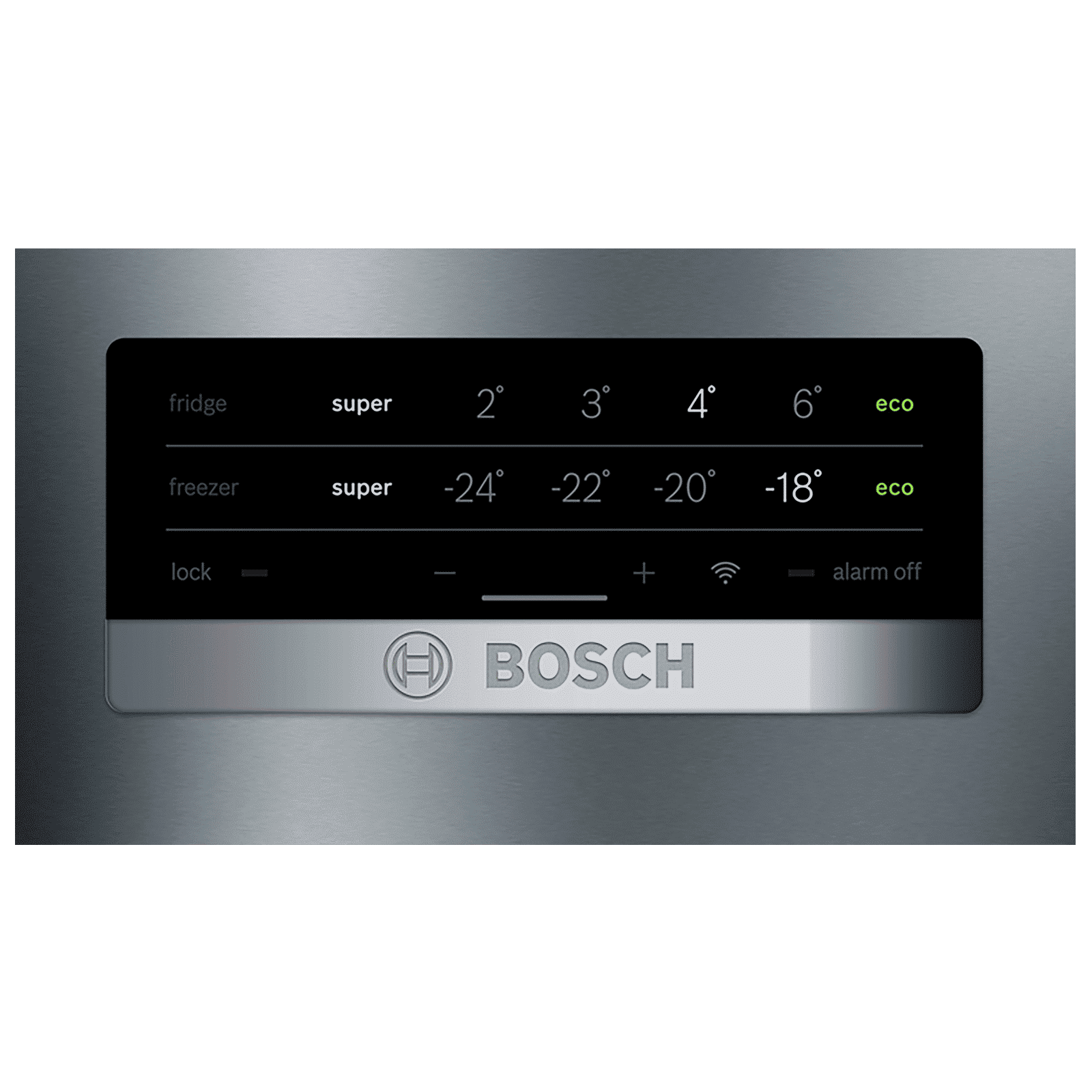 BOSCH Series 4 415 Litres 3 Star Frost Free Double Door Bottom Mount Refrigerator with Temperature Display (KGN46XL40I, Stainless steel look) BOSCH Series 4 415 Litres 3 Star Frost Free Double Door Bottom Mount Refrigerator with Temperature Display (KGN46XL40I, Stainless steel look)_10