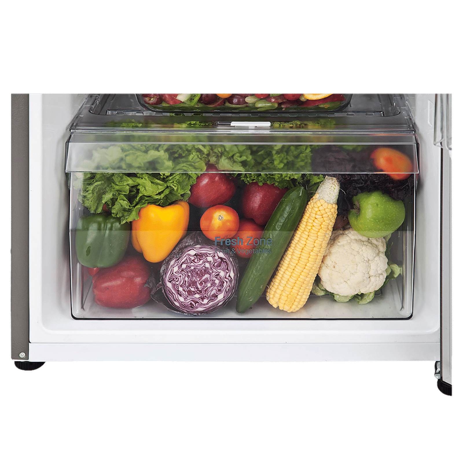LG 242 Litres 2 Star Frost Free Double Door Refrigerator with Multi Air Flow (GL-N292DDSY, Dazzle Steel)_9