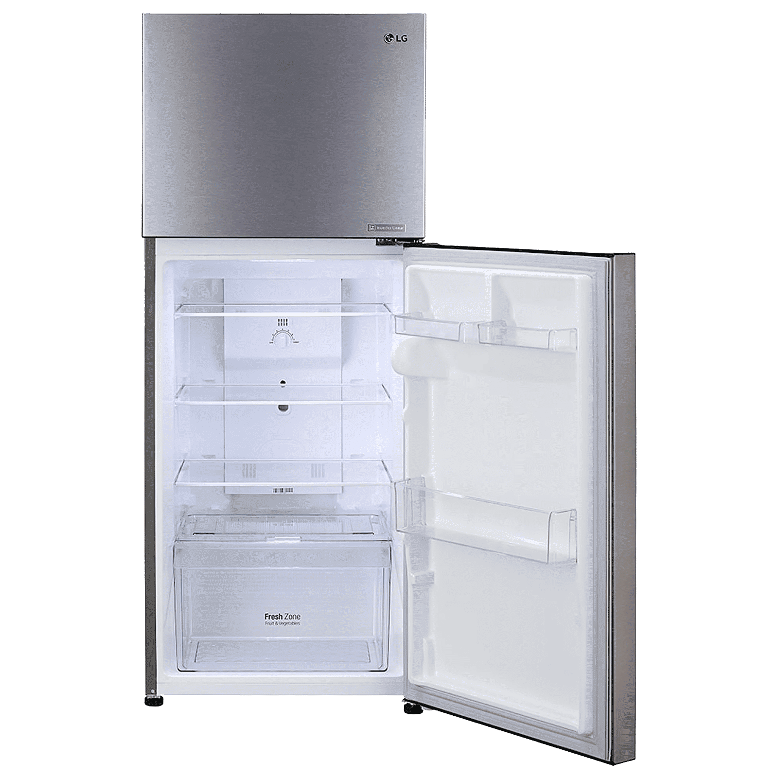 LG 242 Litres 2 Star Frost Free Double Door Refrigerator with Multi Air Flow (GL-N292DDSY, Dazzle Steel)_13
