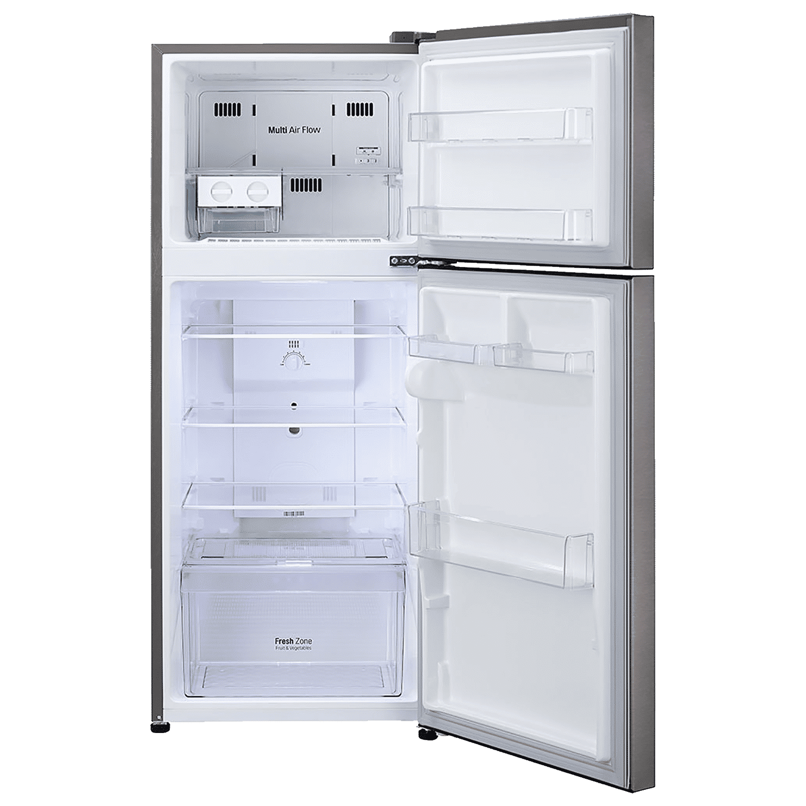 LG 242 Litres 2 Star Frost Free Double Door Refrigerator with Multi Air Flow (GL-N292DDSY, Dazzle Steel)_6