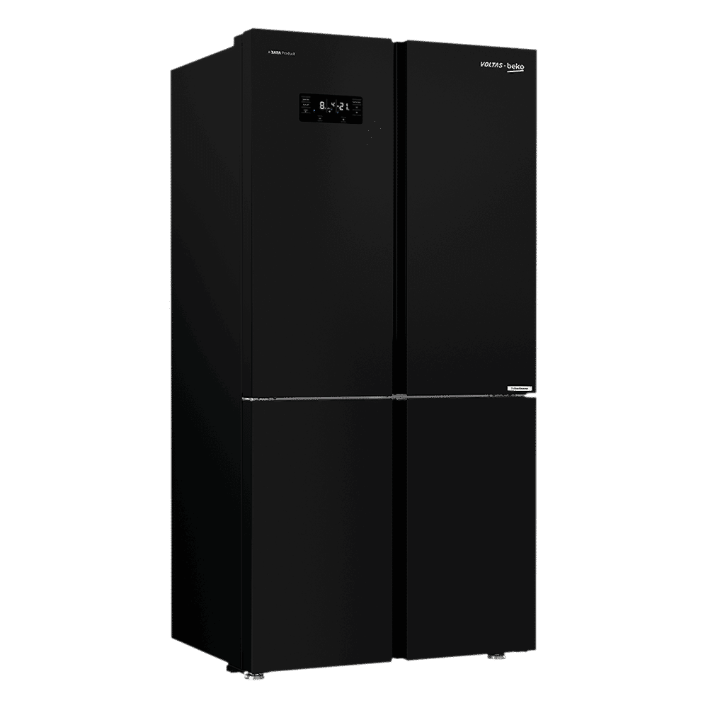 VOLTAS beko 626 Litres Frost Free Side by Side Refrigerator with Neo Frost Dual Cooling (RSB64GF, Glass Black) VOLTAS beko 626 Litres Frost Free Side by Side Refrigerator with Neo Frost Dual Cooling (RSB64GF, Glass Black)_4