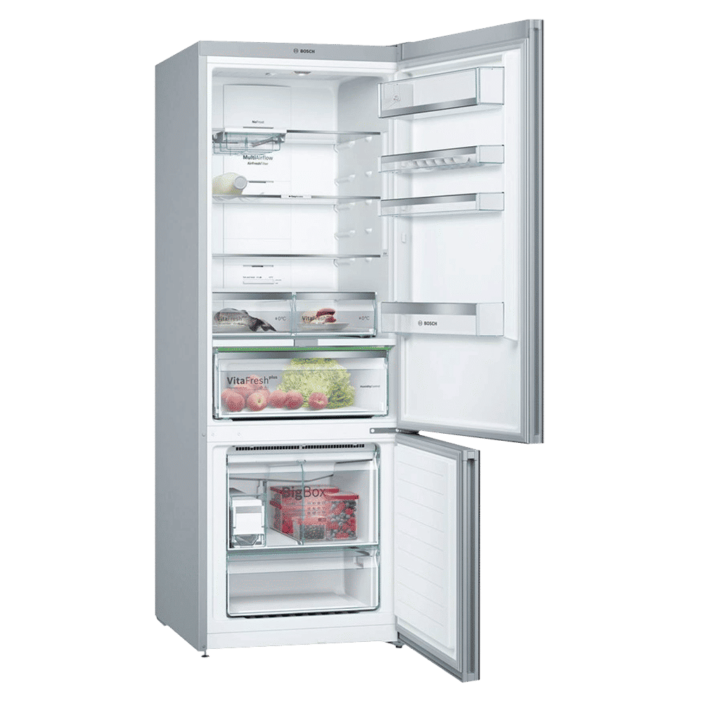 BOSCH Serie 6 559 Litres 2 Star Frost Free Double Door Bottom Mount Refrigerator with Temperature Display (KGN56LB41I, Black) BOSCH Serie 6 559 Litres 2 Star Frost Free Double Door Bottom Mount Refrigerator with Temperature Display (KGN56LB41I, Black)_4