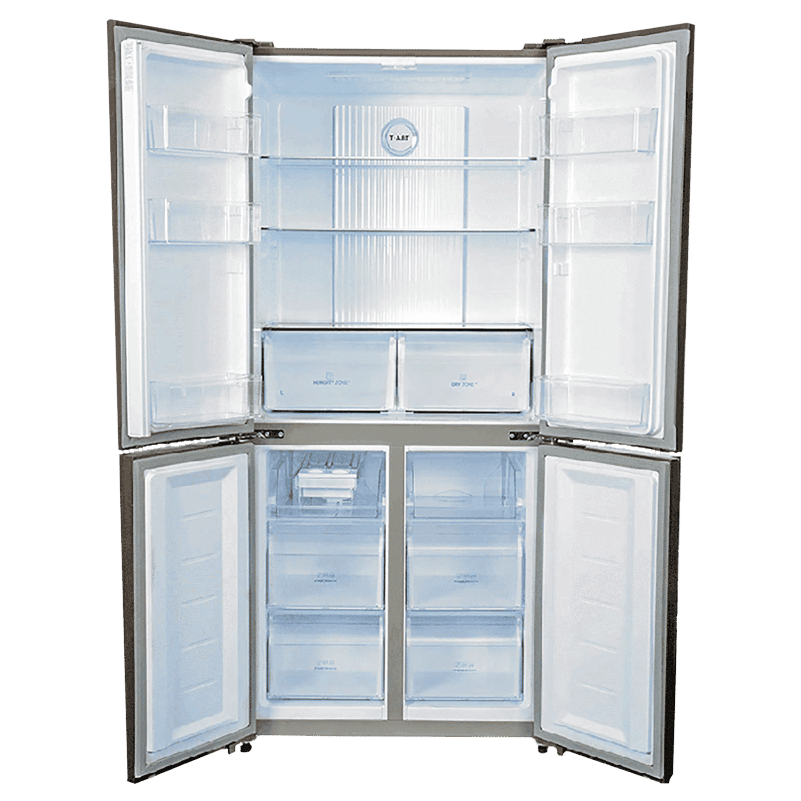 Haier 531 Litres A+ Frost Free French Door Refrigerator with Deo Fresh Technology (HRB-550KG, Black Glass)_6