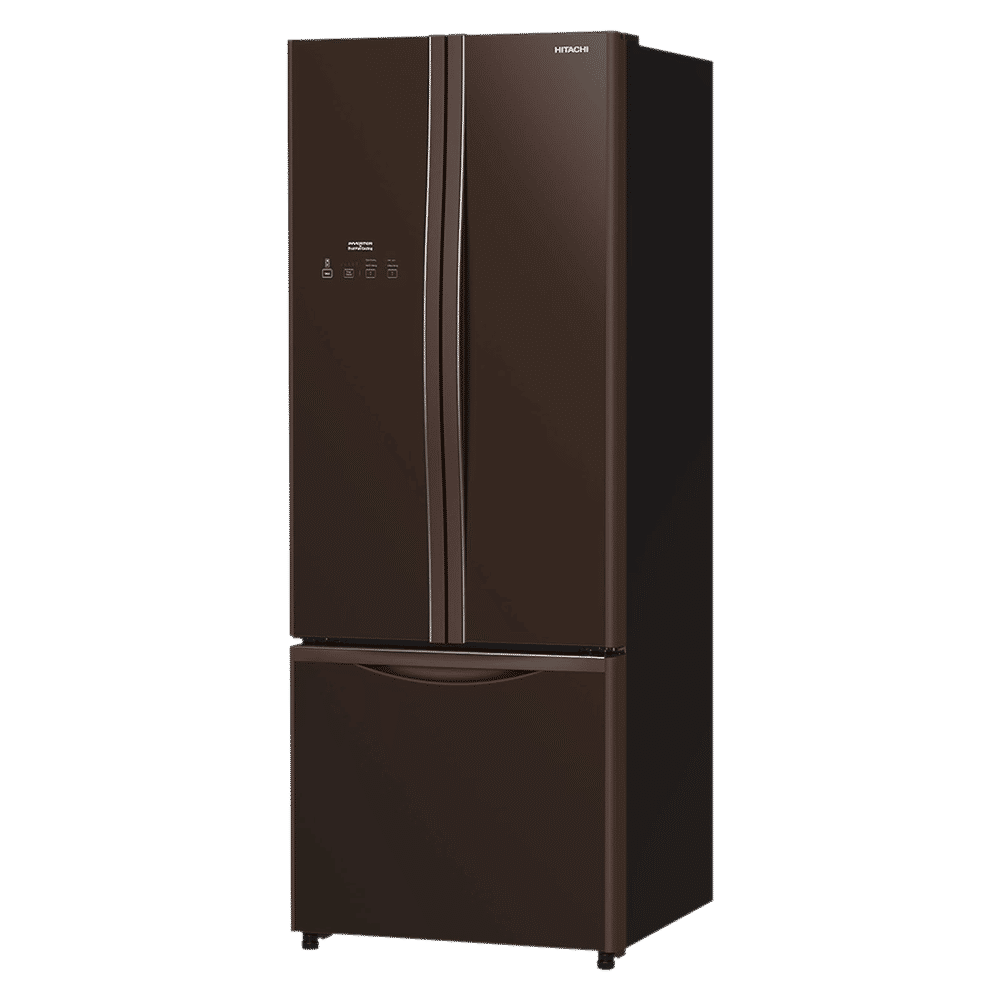 HITACHI 451 Litres 5 Star Frost Free Triple Door Bottom Mount Refrigerator with Dual Fan Cooling (R-WB490PND9, Brown)_4
