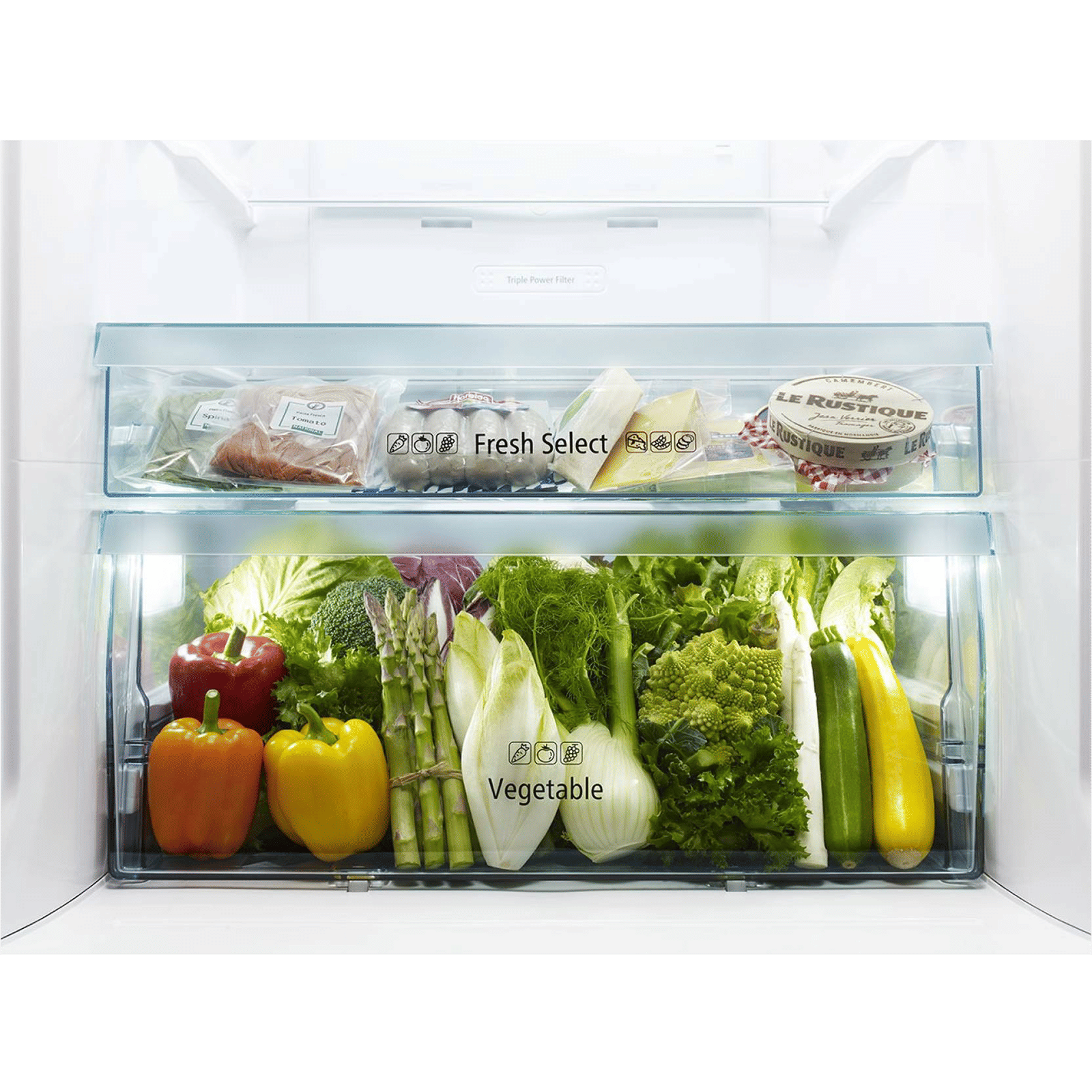 HITACHI 511 Litres Frost Free Triple Door Bottom Mount Refrigerator with Dual Fan Cooling (R-WB560PND9, Glass Brown)_10