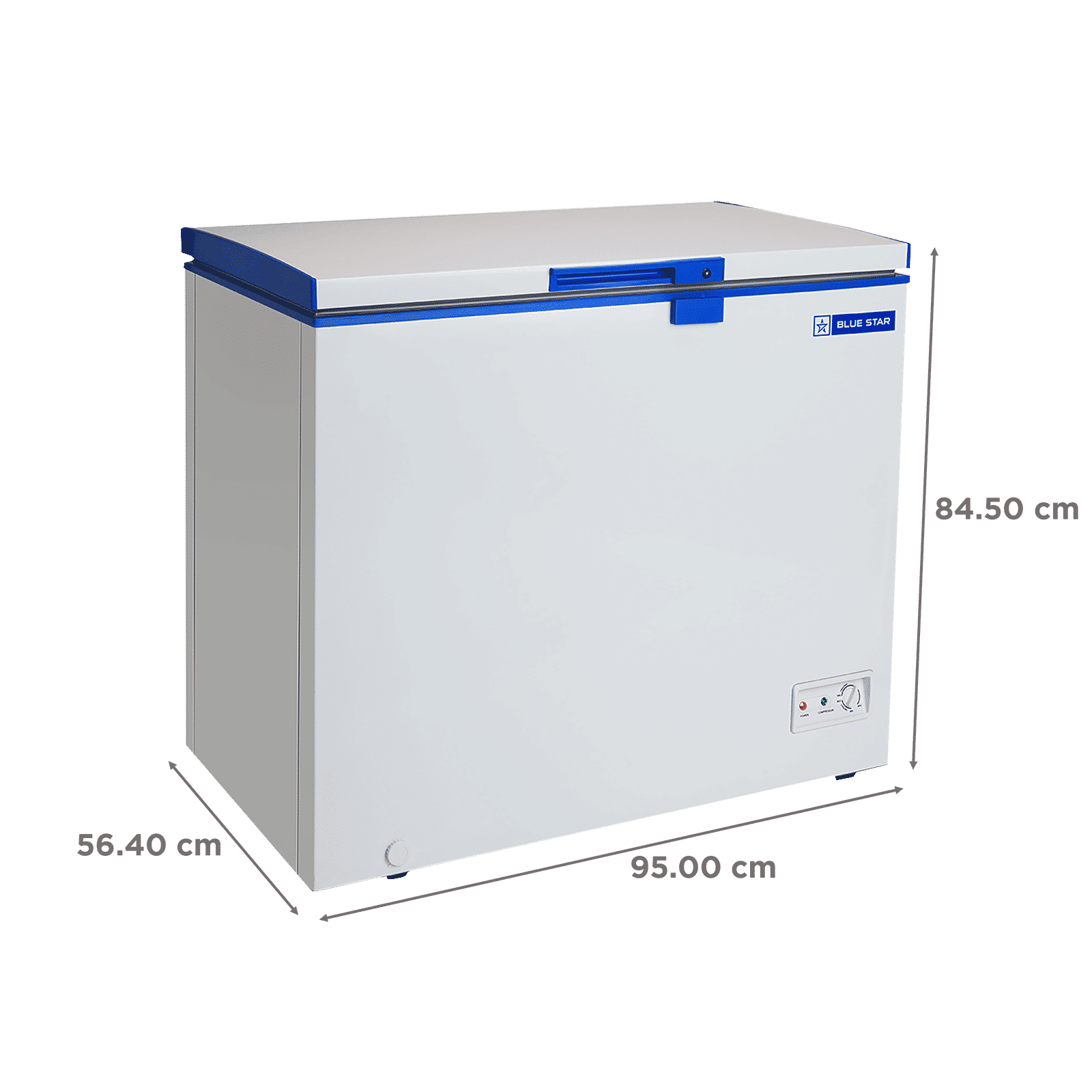 Blue Star 192 Litres Single Door Deep Freezer (High Density PUF Insulation, CHFSD200DHSW, White) Blue Star 192 Litres Single Door Deep Freezer (High Density PUF Insulation, CHFSD200DHSW, White)_3