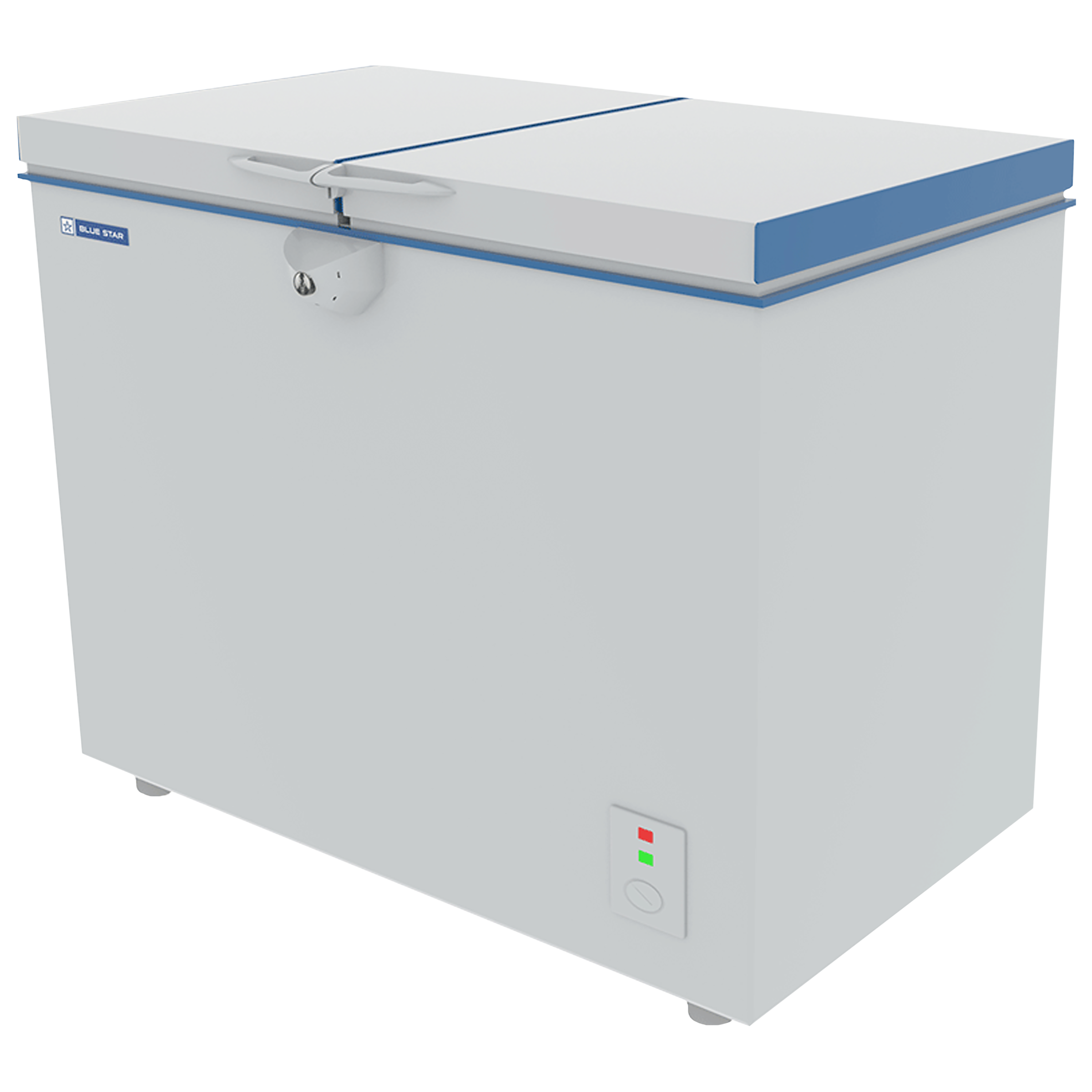 Blue Star 285 Litres Double Door Deep Freezer (High Density PUF Insulation, CHFDD300DGSW, White)_3