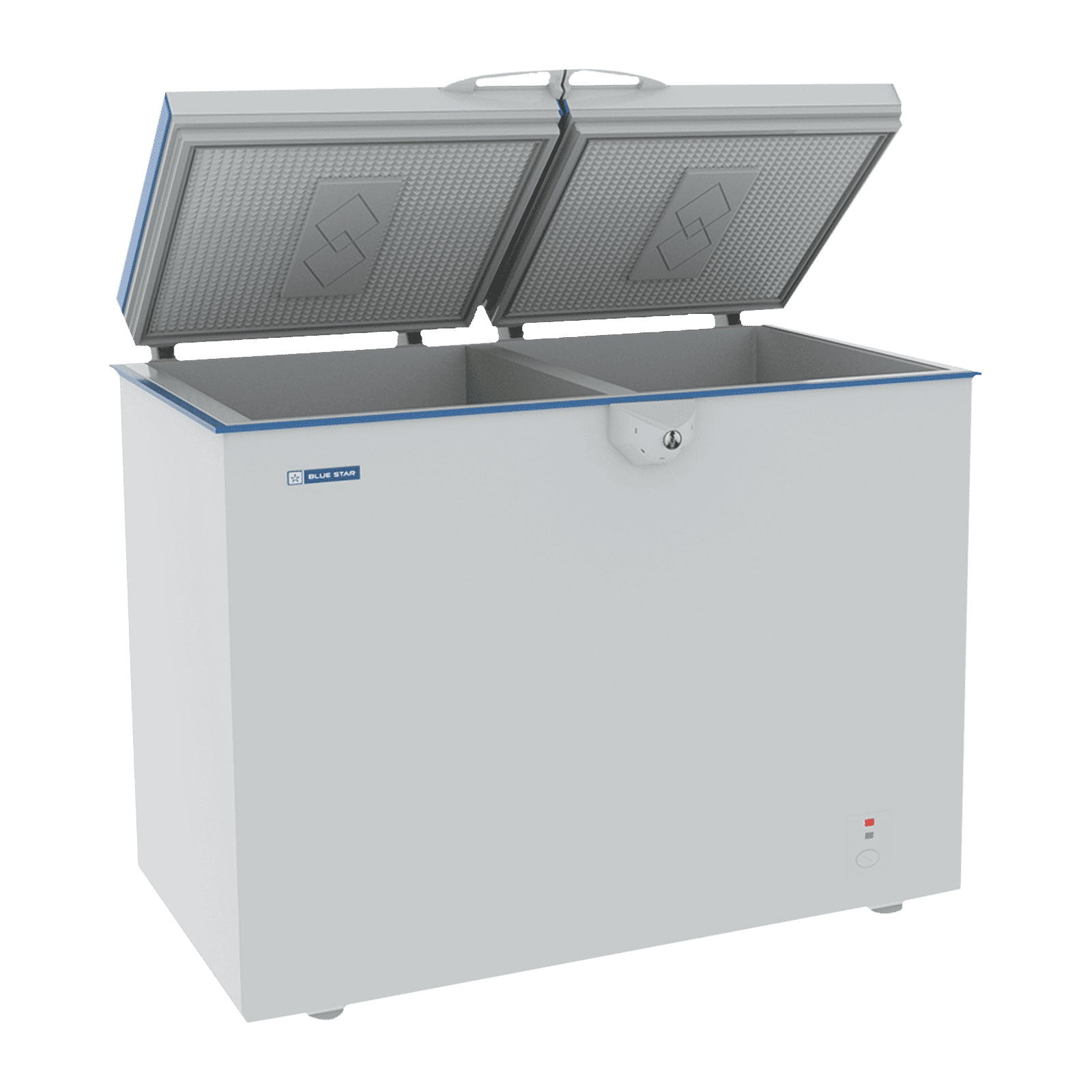 Blue Star 285 Litres Double Door Deep Freezer (High Density PUF Insulation, CHFDD300DGSW, White)_5