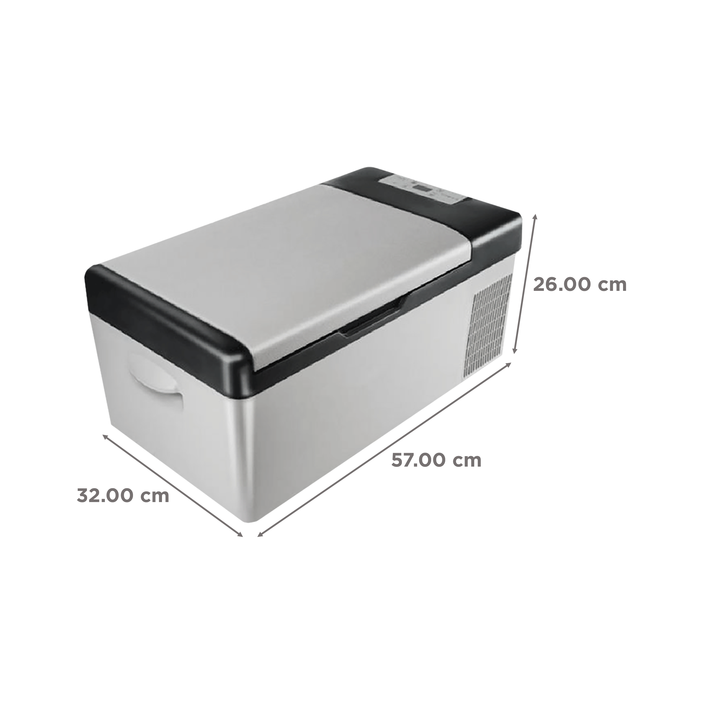 Tropicool 15 Litres Frost Free Car Single Door Freezer with Solar Compatible (TFF15, Grey) Tropicool 15 Litres Frost Free Car Single Door Freezer with Solar Compatible (TFF15, Grey)_3