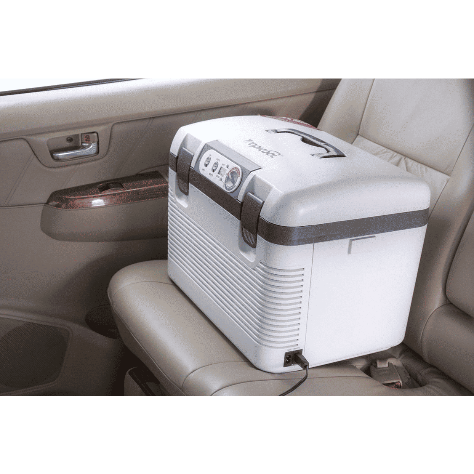 Tropicool 18 Litres Single Door Car Refrigerator (Heating and Cooling Function, 18AD, Grey)_7