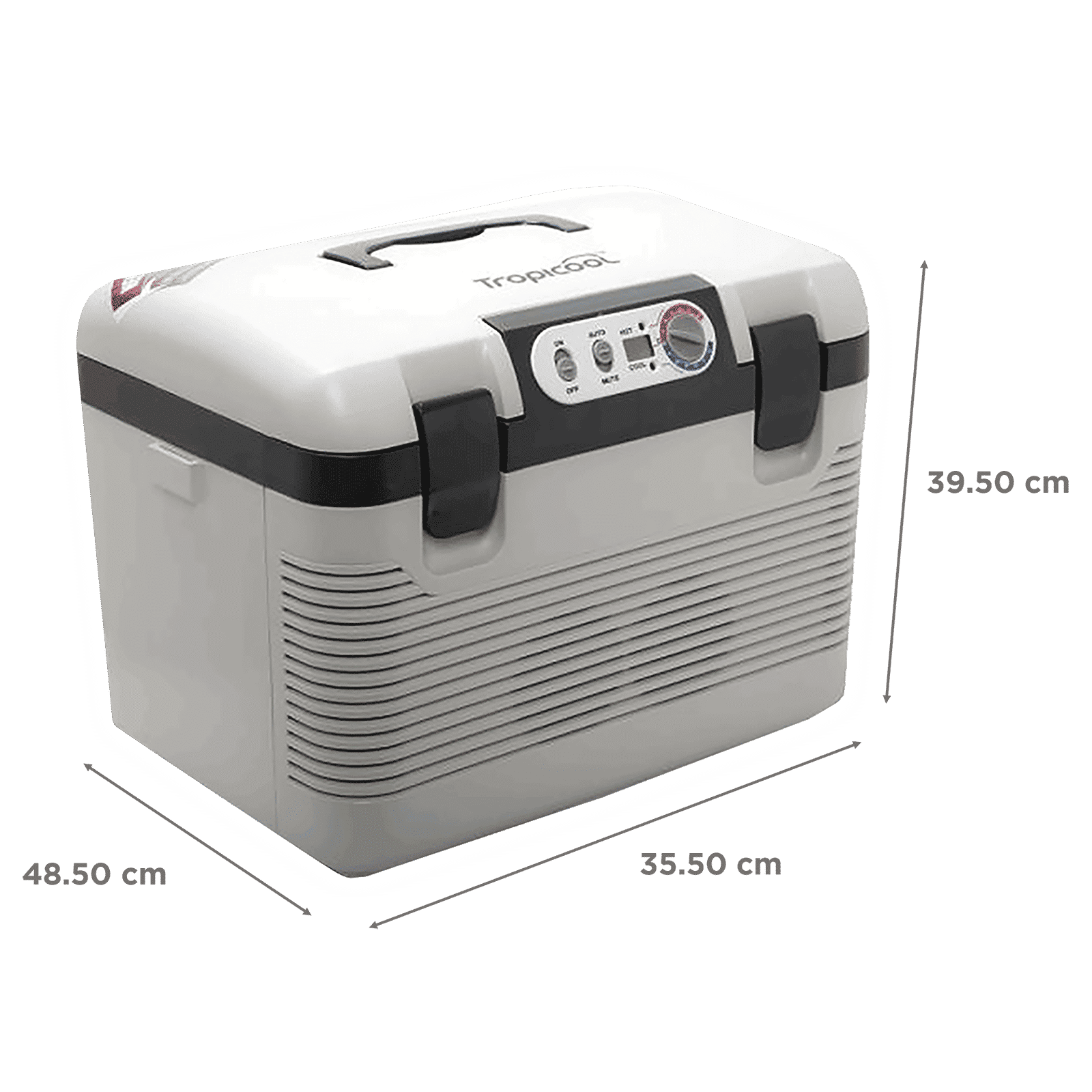 Tropicool 18 Litres Single Door Car Refrigerator (Heating and Cooling Function, 18AD, Grey)_2