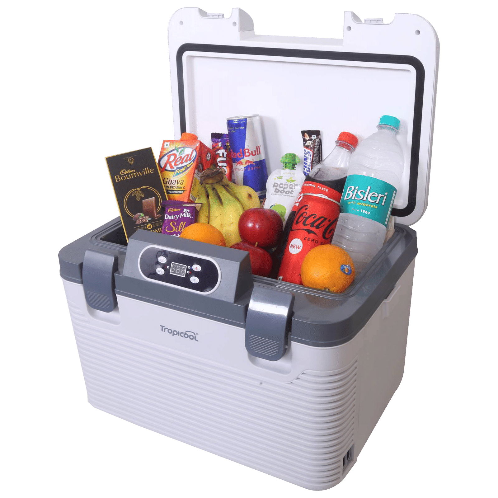 Tropicool 18 Litres Single Door Car Refrigerator (Heating and Cooling Function, 18AD, Grey)_3