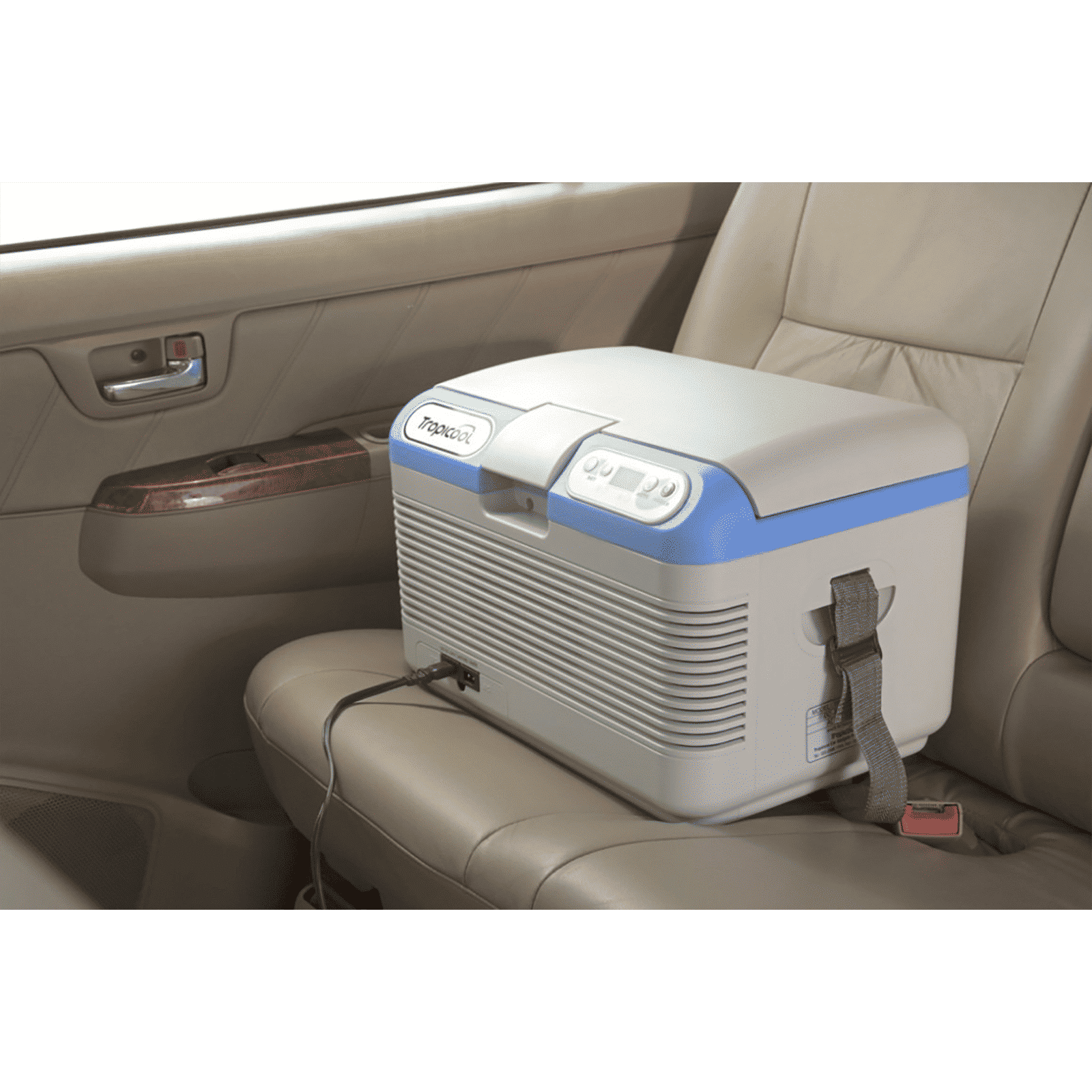 Tropicool Chiller 12 Litres Single Door Car Refrigerator Cum Warmer (Double Thermoelectric Cooling Technology, 12AD, Grey)_6