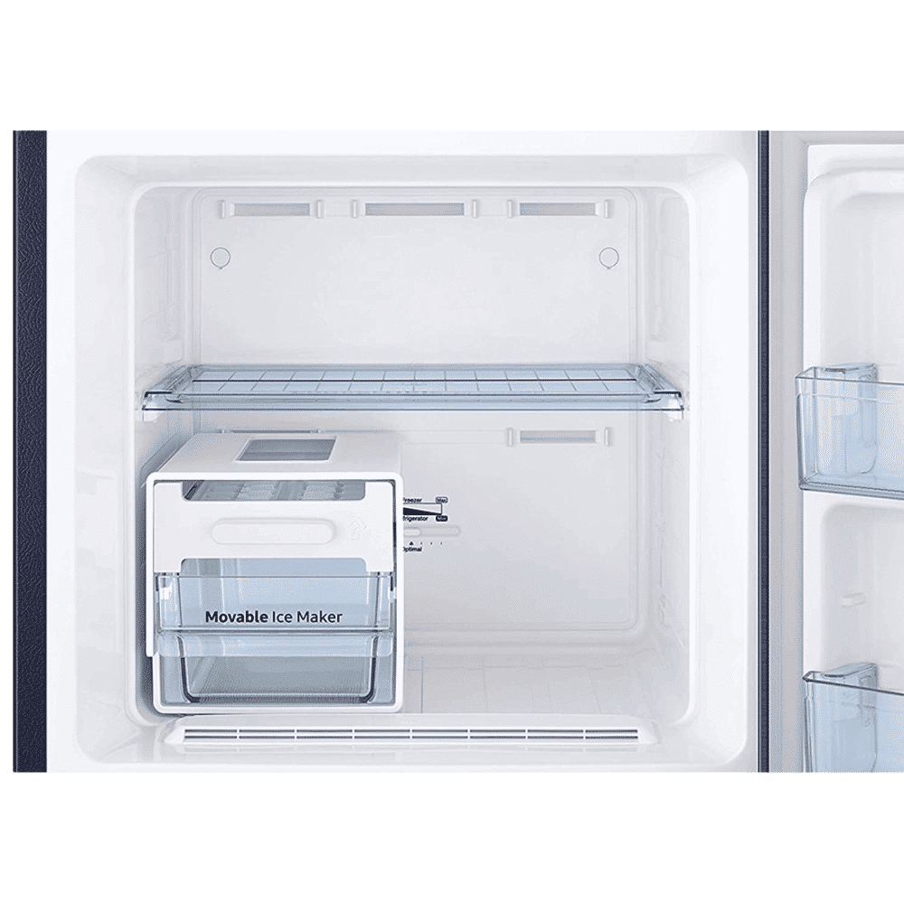 SAMSUNG 253 Litres 2 Star Frost Free Double Door Refrigerator with Base Stand Drawer (RT28T3122UT/HL, Pebble Blue)_7