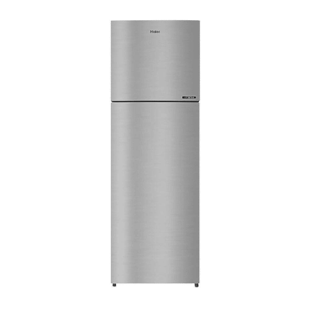 Haier 278 Litres 3 Star Frost Free Double Door Convertible Refrigerator with Turbo Cooling Technology (HRF-2984CIS-E, Inox Steel) Haier 278 Litres 3 Star Frost Free Double Door Convertible Refrigerator with Turbo Cooling Technology (HRF-2984CIS-E, Inox Steel)_1