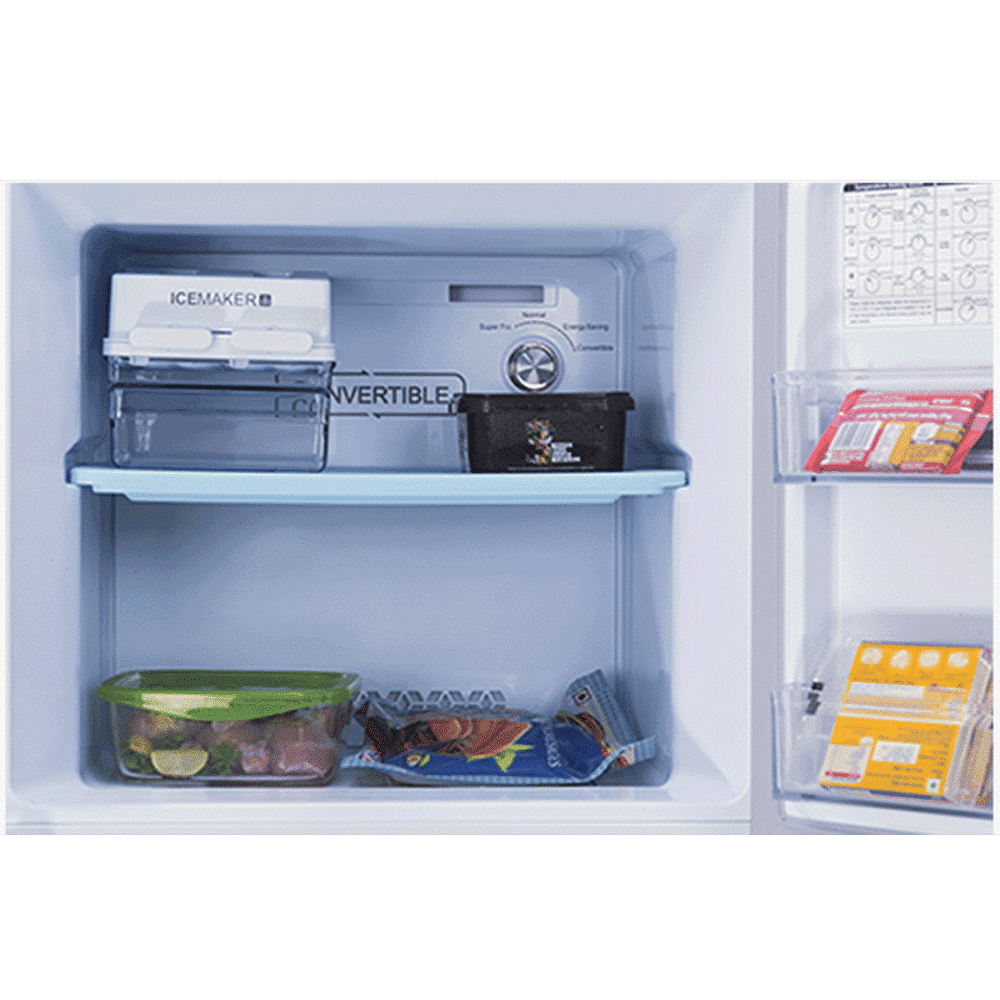 Haier 278 Litres 3 Star Frost Free Double Door Convertible Refrigerator with Turbo Cooling Technology (HRF-2984CIS-E, Inox Steel) Haier 278 Litres 3 Star Frost Free Double Door Convertible Refrigerator with Turbo Cooling Technology (HRF-2984CIS-E, Inox Steel)_5