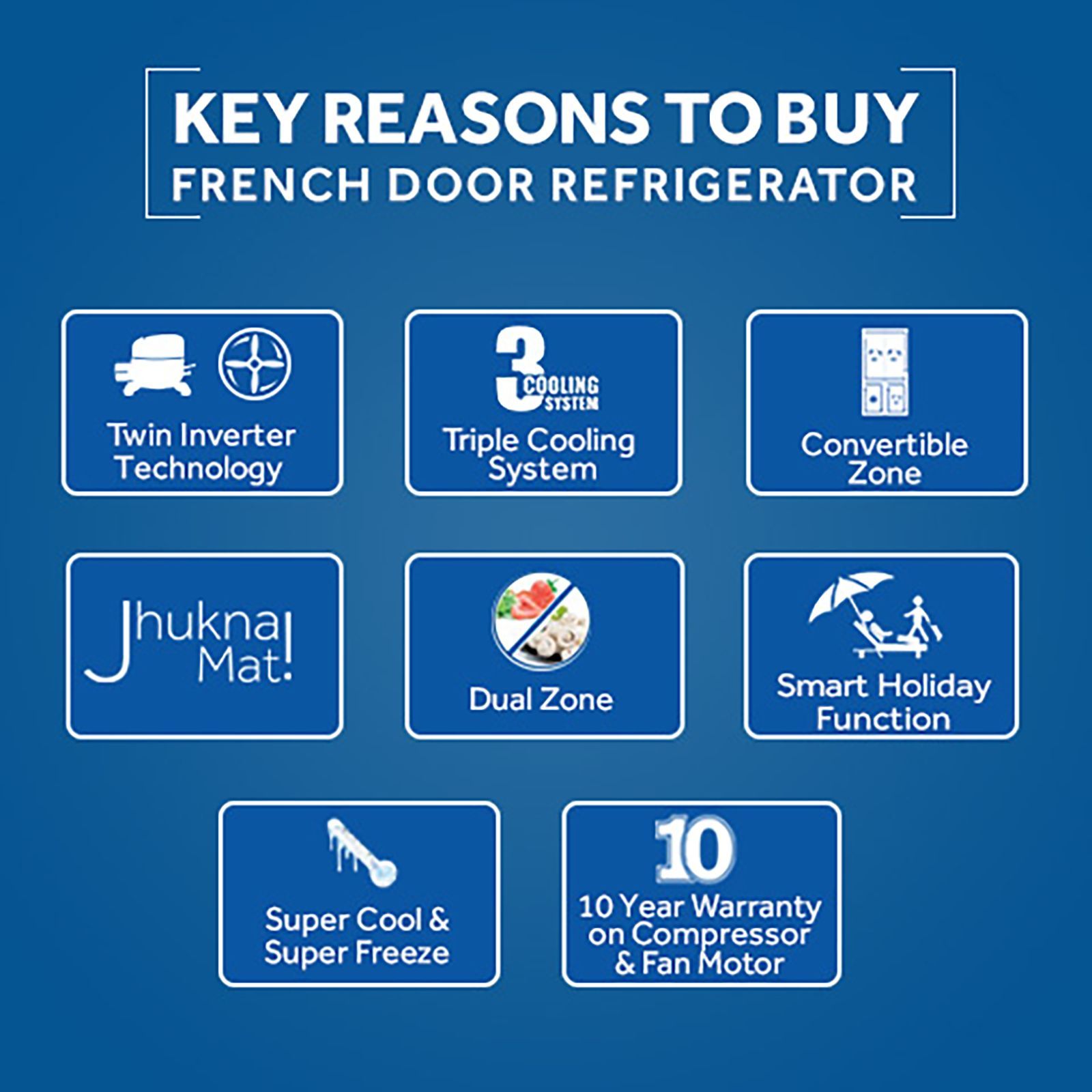 Haier 712 Litres A++ Frost Free French Door Refrigerator with Multi Air Flow System (HRB-738BG, Black Glass)_12