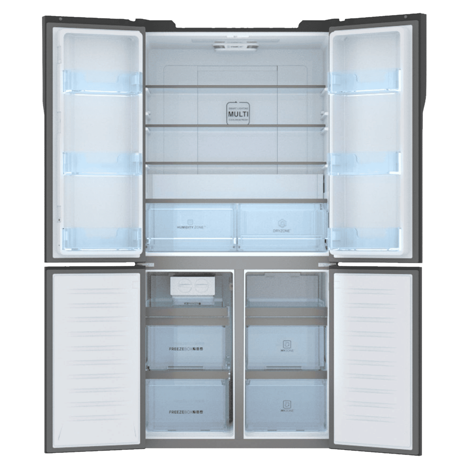 Haier 712 Litres A++ Frost Free French Door Refrigerator with Multi Air Flow System (HRB-738BG, Black Glass)_6