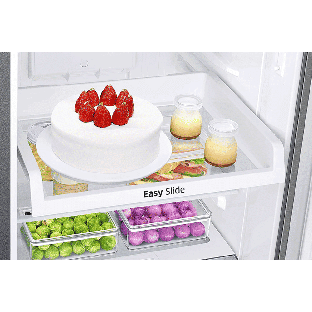 SAMSUNG 253 Litres 2 Star Frost Free Double Door Convertible Refrigerator with Base Stand Drawer (RT28T3822S8/HL, Elegant Inox)_11