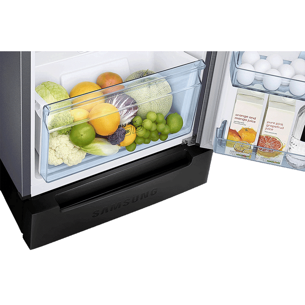 SAMSUNG 253 Litres 2 Star Frost Free Double Door Convertible Refrigerator with Base Stand Drawer (RT28T3822S8/HL, Elegant Inox)_13