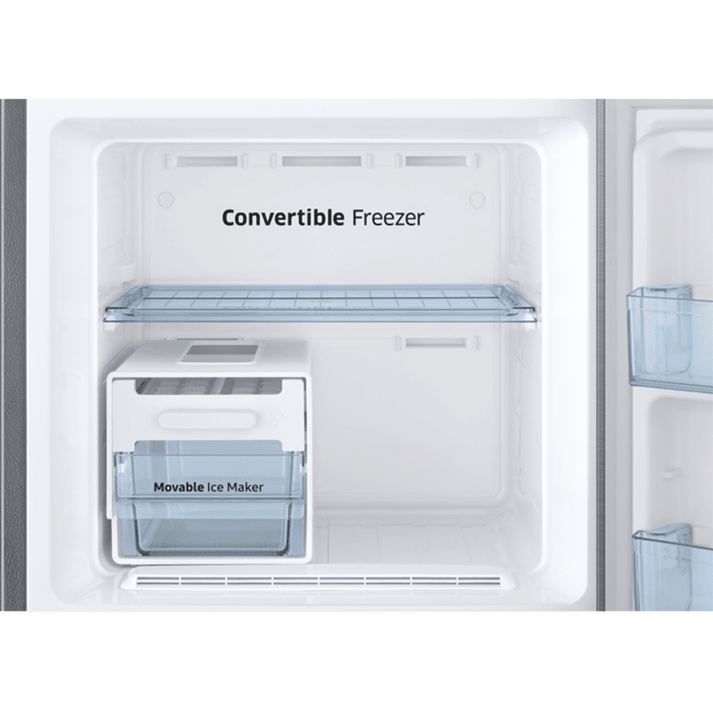 SAMSUNG 253 Litres 2 Star Frost Free Double Door Convertible Refrigerator with Base Stand Drawer (RT28T3822S8/HL, Elegant Inox)_7