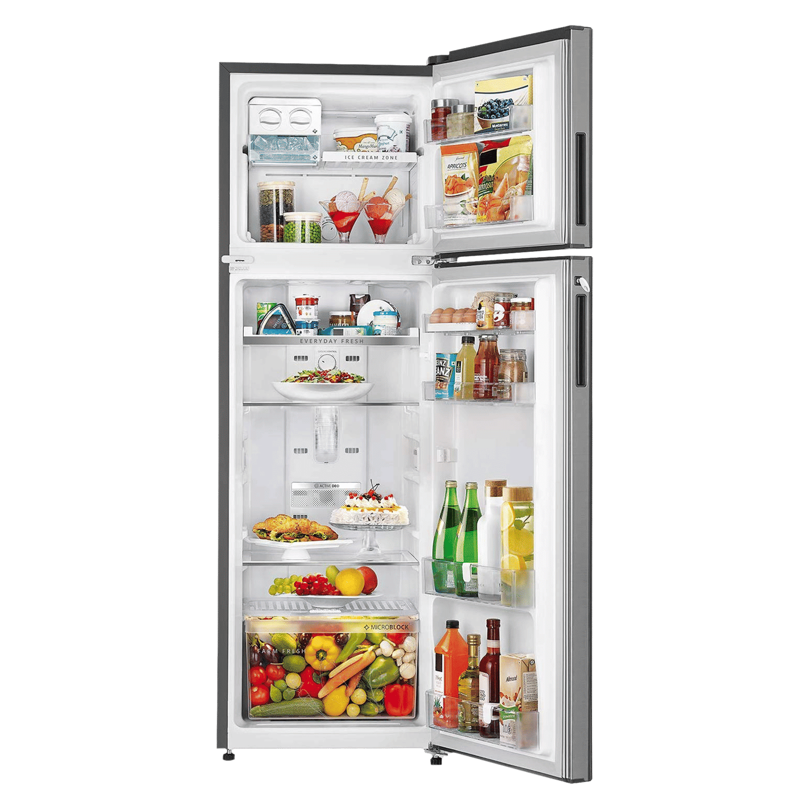 Whirlpool 265 Litres 2 Star Frost Free Double Door Convertible Refrigerator with Adaptive Intelligence Technology (IF CNV 278, German Steel)_4