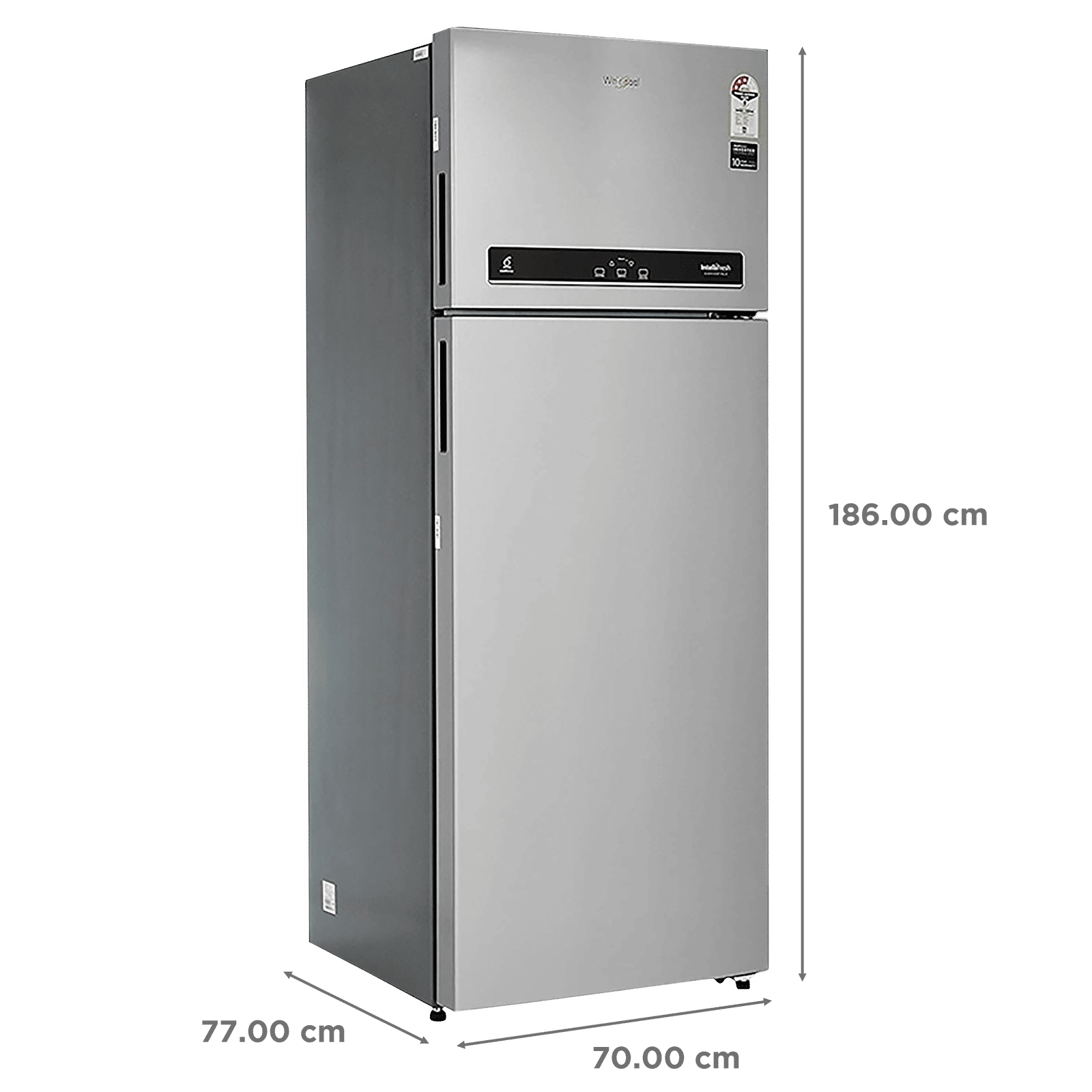 Whirlpool Intellifresh 500 Litres 3 Star Frost Free Double Door Convertible Refrigerator with AI Technology (IF INV CNV 515, Alpha Steel) Whirlpool Intellifresh 500 Litres 3 Star Frost Free Double Door Convertible Refrigerator with AI Technology (IF INV CNV 515, Alpha Steel)_3