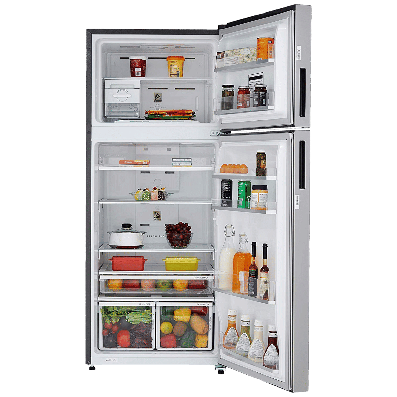 Whirlpool Intellifresh 500 Litres 3 Star Frost Free Double Door Convertible Refrigerator with AI Technology (IF INV CNV 515, Alpha Steel) Whirlpool Intellifresh 500 Litres 3 Star Frost Free Double Door Convertible Refrigerator with AI Technology (IF INV CNV 515, Alpha Steel)_5