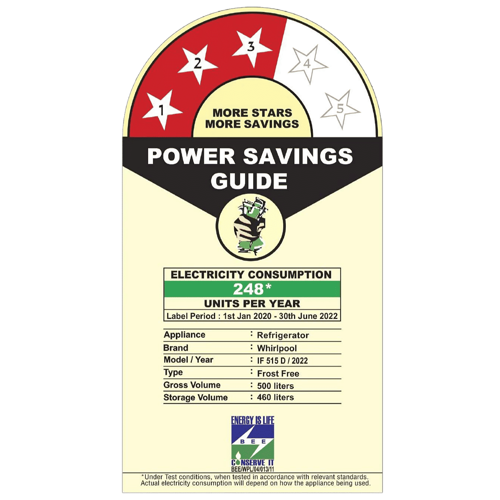 Whirlpool Intellifresh 500 Litres 3 Star Frost Free Double Door Convertible Refrigerator with AI Technology (IF INV CNV 515, Alpha Steel) Whirlpool Intellifresh 500 Litres 3 Star Frost Free Double Door Convertible Refrigerator with AI Technology (IF INV CNV 515, Alpha Steel)_10