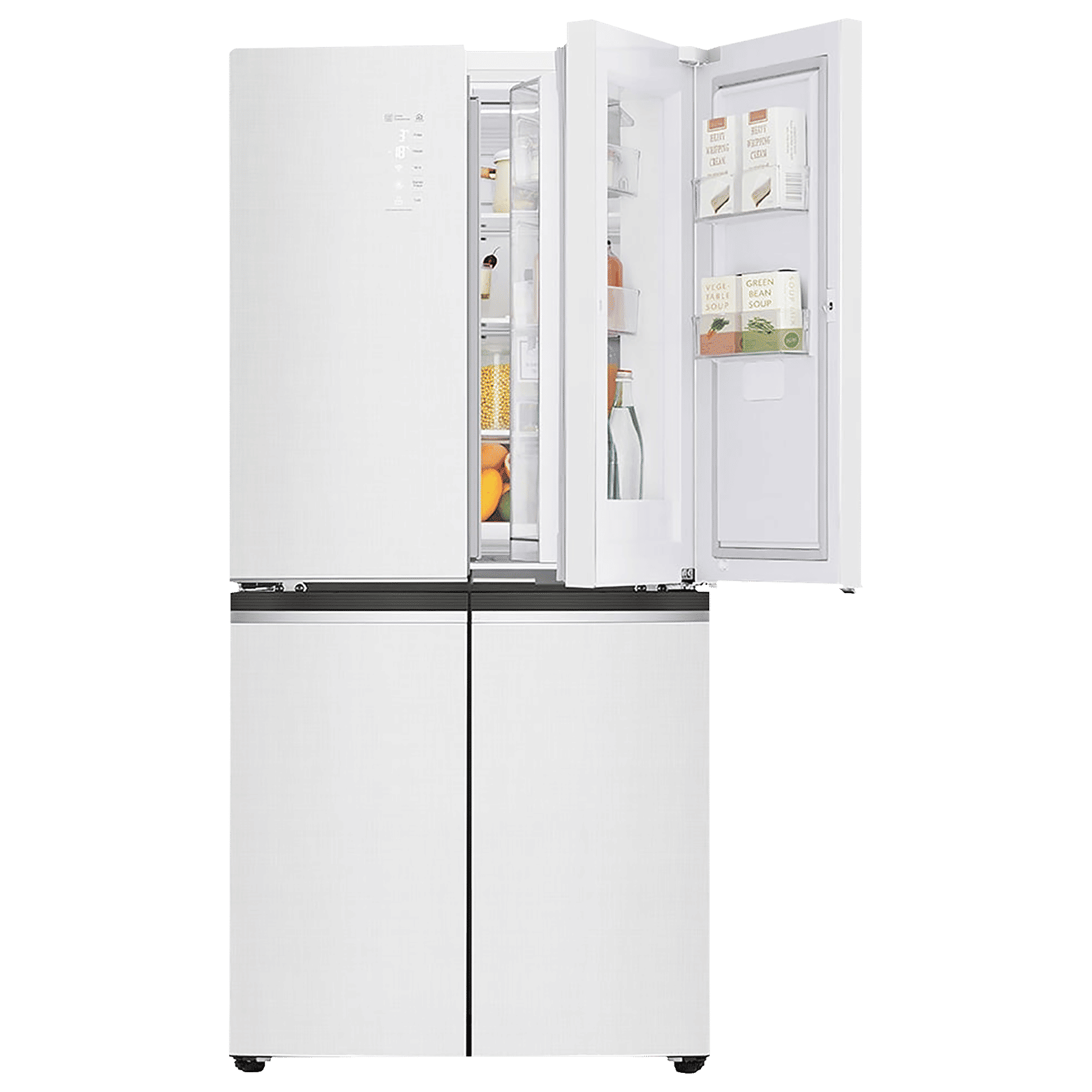 LG 595 Litres Frost Free French Door Smart Wi-Fi Enabled Refrigerator with Hygiene Fresh Plus (GC-M22FAGPL.ALWQEB, Linen White)_10