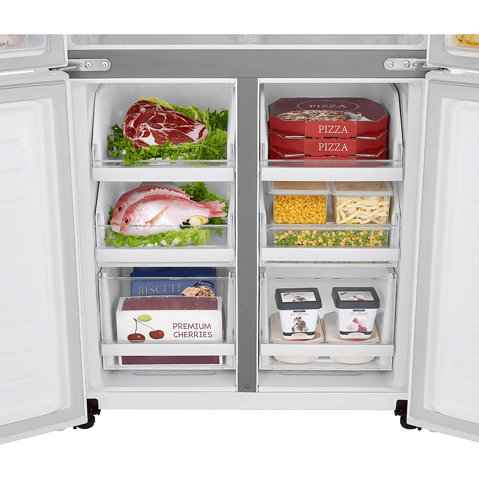 LG 595 Litres Frost Free French Door Smart Wi-Fi Enabled Refrigerator with Hygiene Fresh Plus (GC-M22FAGPL.ALWQEB, Linen White)_12