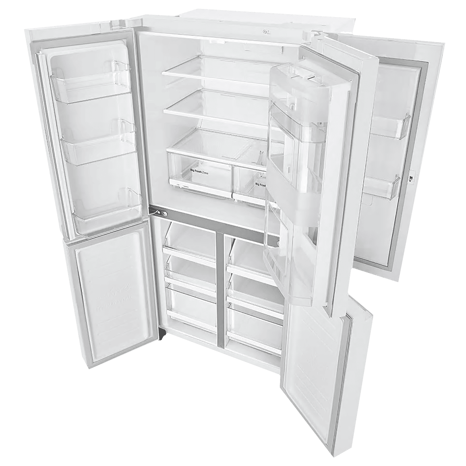 LG 595 Litres Frost Free French Door Smart Wi-Fi Enabled Refrigerator with Hygiene Fresh Plus (GC-M22FAGPL.ALWQEB, Linen White)_13