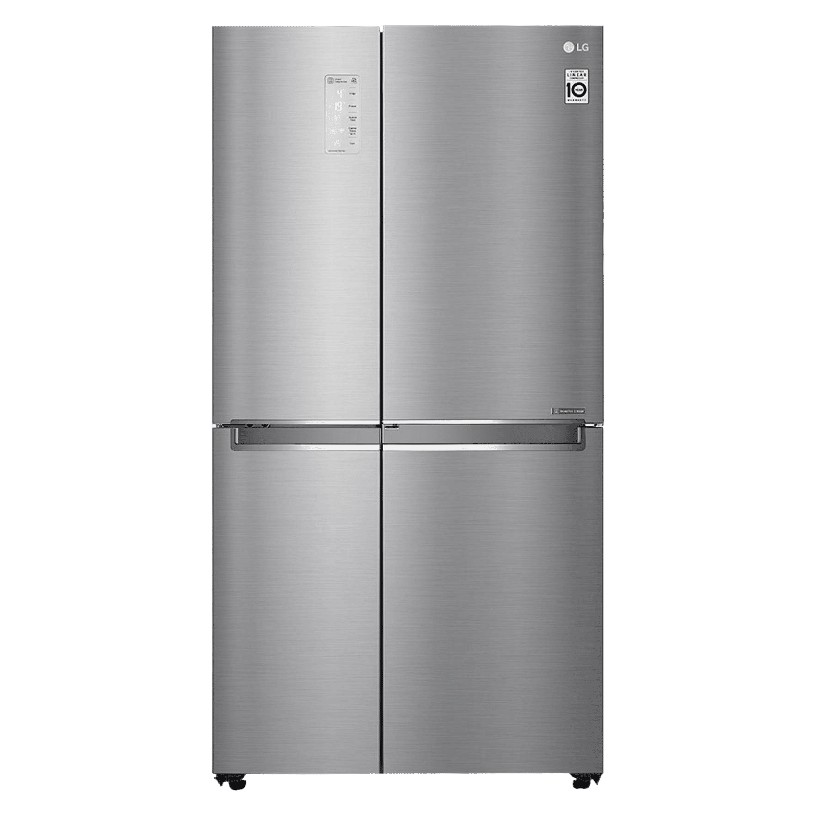 LG 884 Litres Frost Free Side by Side Door Smart Wi-Fi Enabled Refrigerator with Door Cooling Plus Technology (GC-F297CLAL.APZQEB, Platinum Silver III)_1