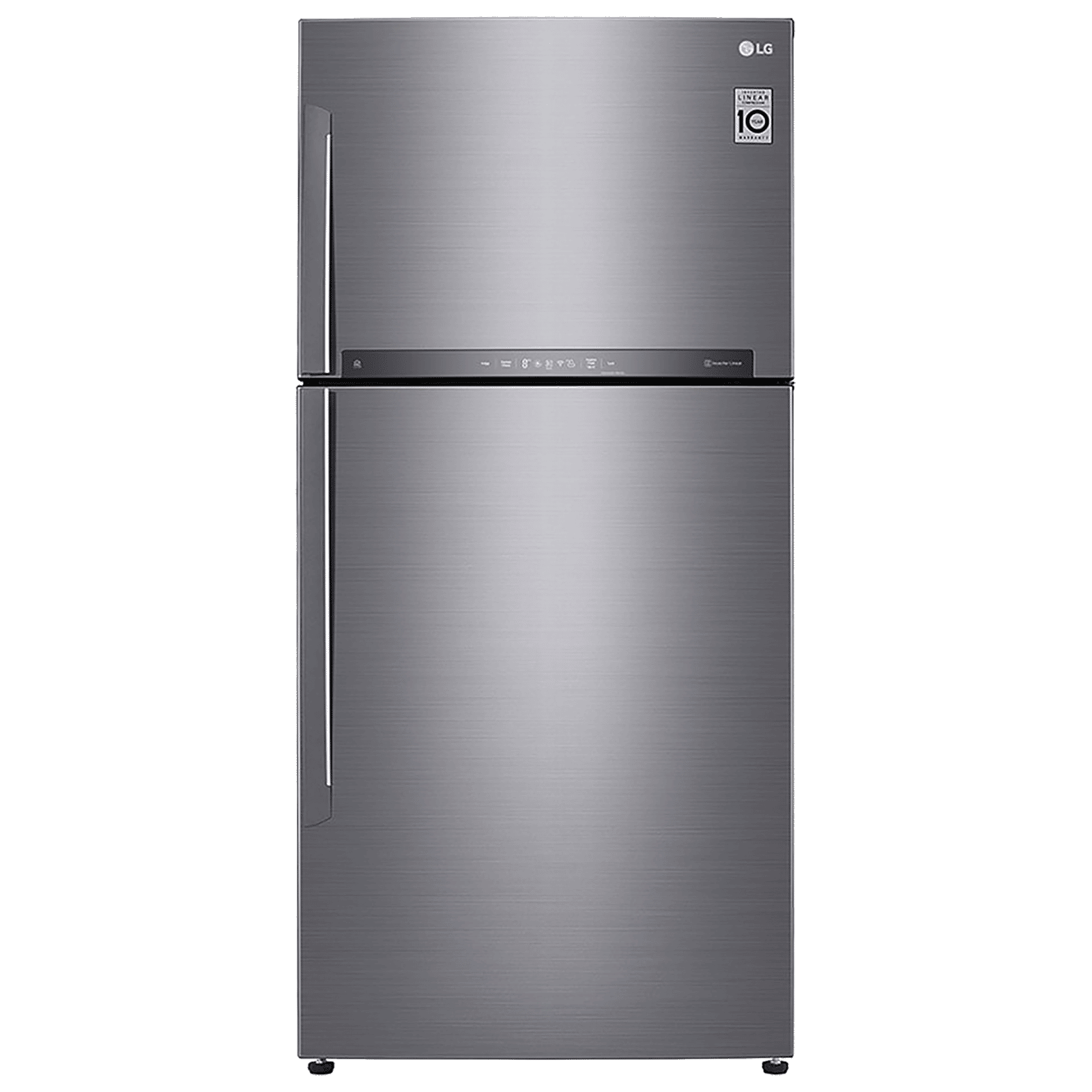 LG 592 Litres 3 Star Frost Free Double Door Smart Wi-Fi Enabled Refrigerator with Door Cooling Plus Technology (GR-H812HLHQ.APZQEB, Platinum Silver III)_1