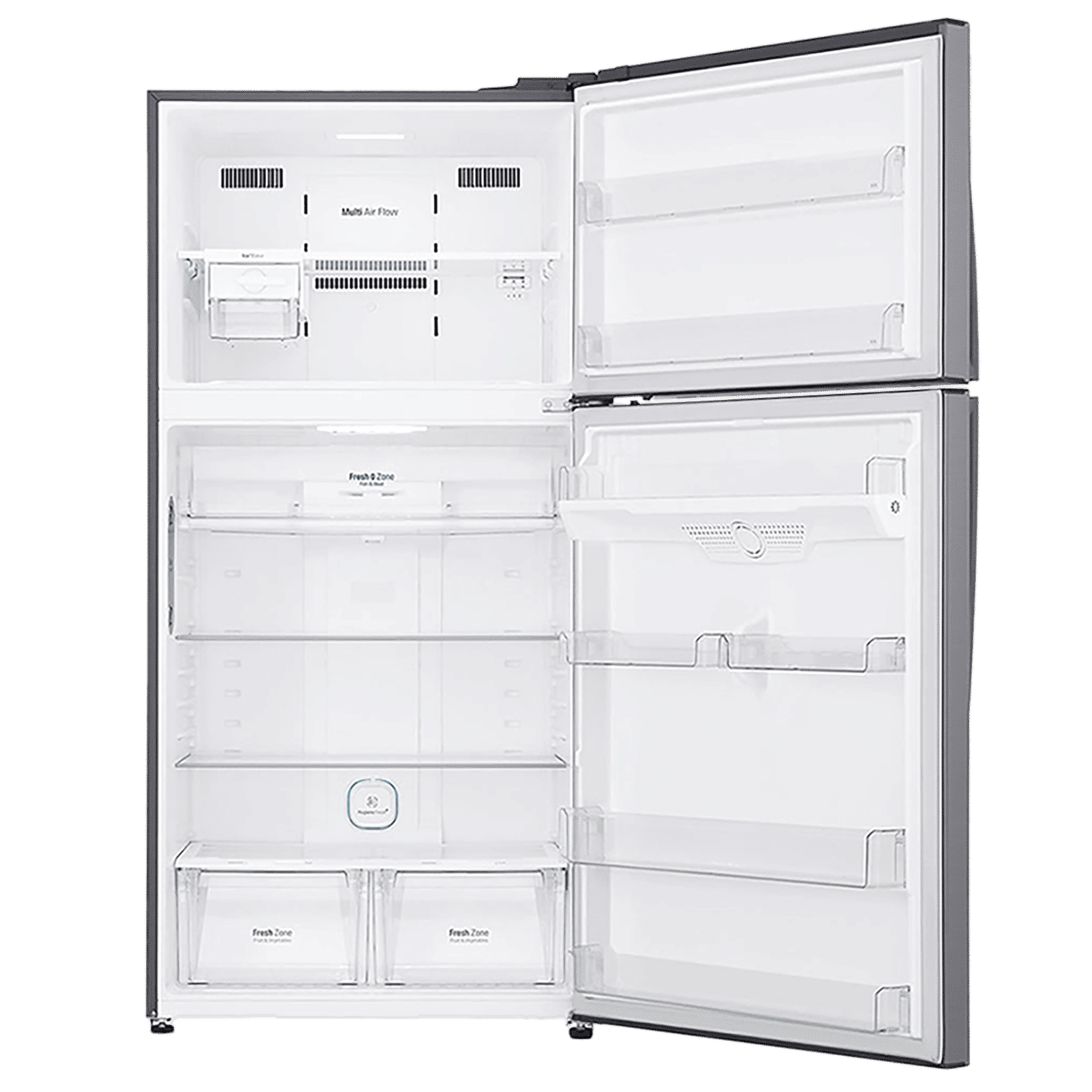 LG 592 Litres 3 Star Frost Free Double Door Smart Wi-Fi Enabled Refrigerator with Door Cooling Plus Technology (GR-H812HLHQ.APZQEB, Platinum Silver III)_6