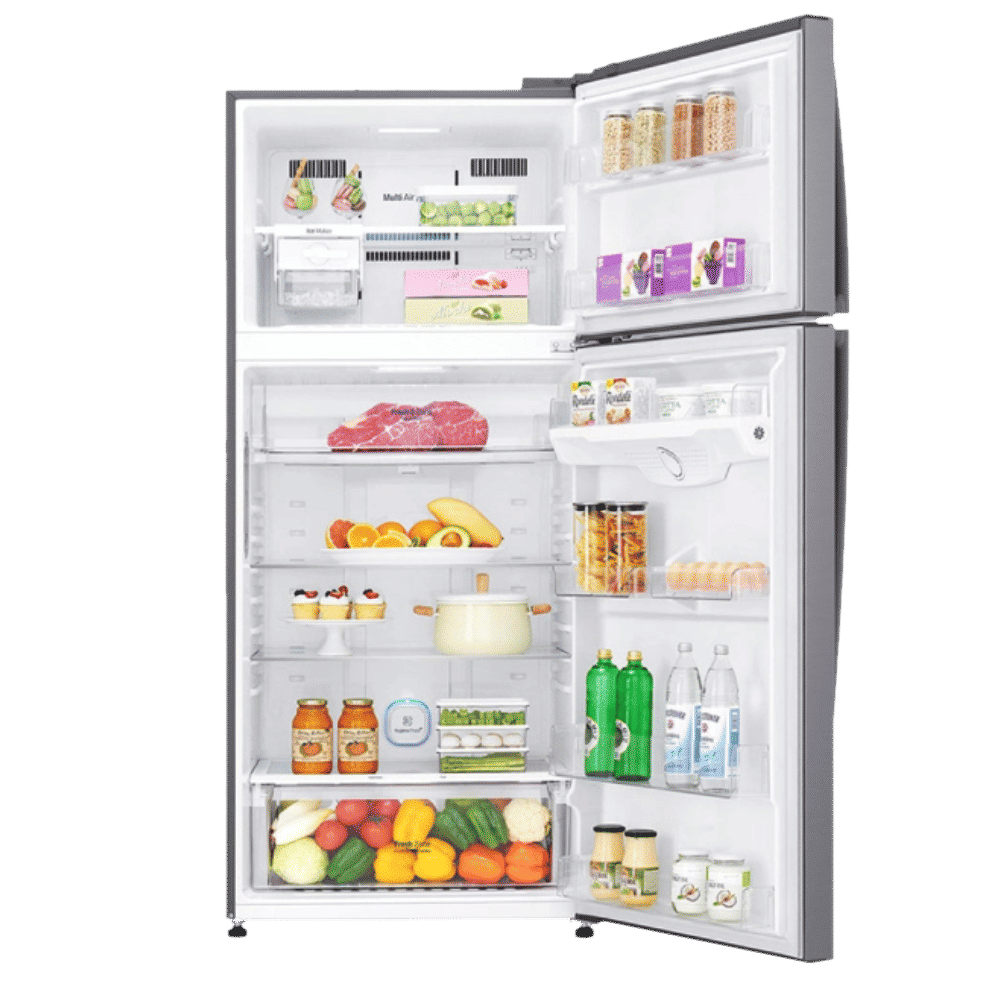 LG 516 Litres 3 Star Frost Free Double Door Smart Wi-Fi Enabled Refrigerator with Smart Diagnosis (GN-H602HLHQ.APZQEB, Platinum Silver III) LG 516 Litres 3 Star Frost Free Double Door Smart Wi-Fi Enabled Refrigerator with Smart Diagnosis (GN-H602HLHQ.APZQEB, Platinum Silver III)_4
