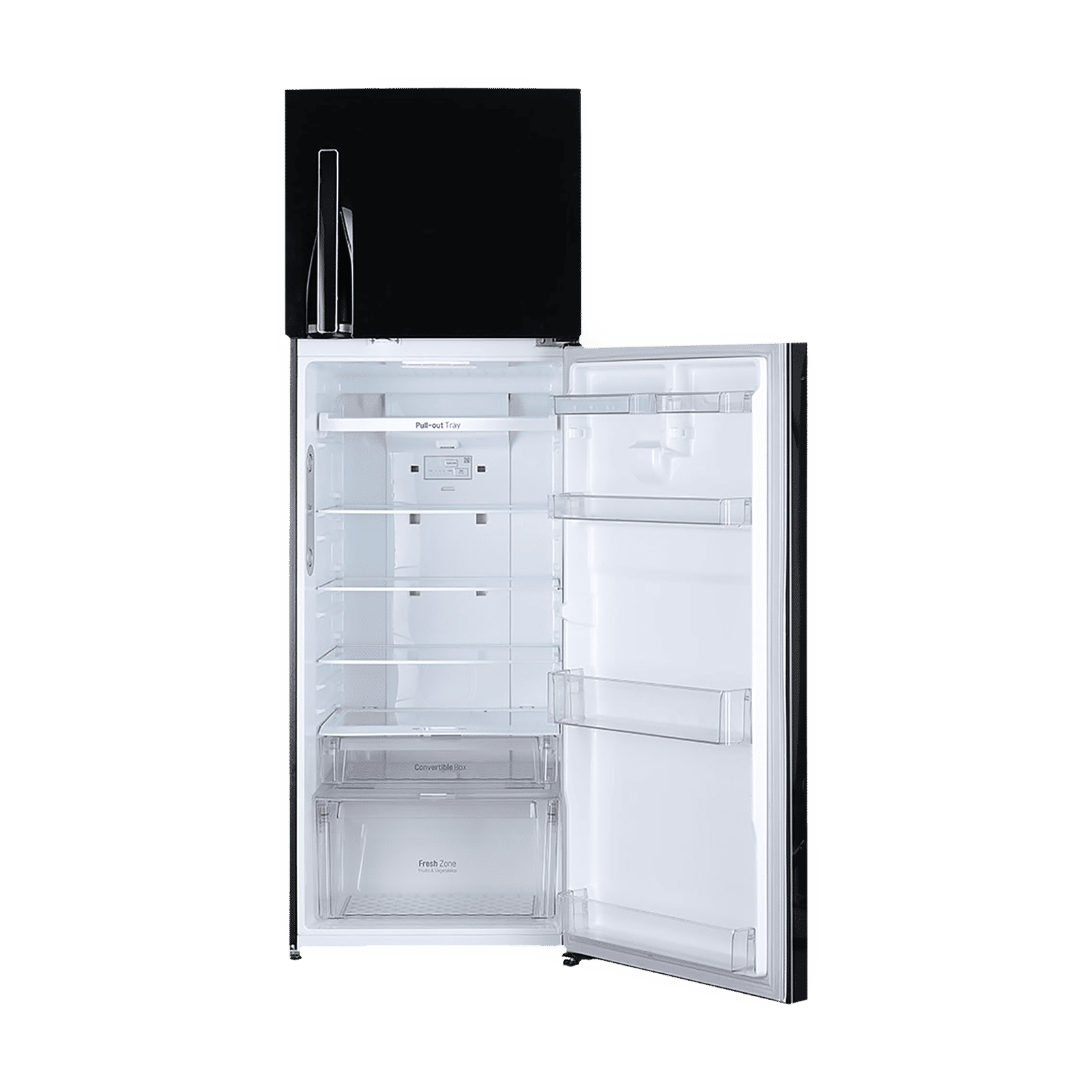 LG 360 Litres 3 Star Frost Free Double Door Convertible Refrigerator with Smart Diagnosis (GL-T402JES3.EESZEB, Ebony Sheen)_12