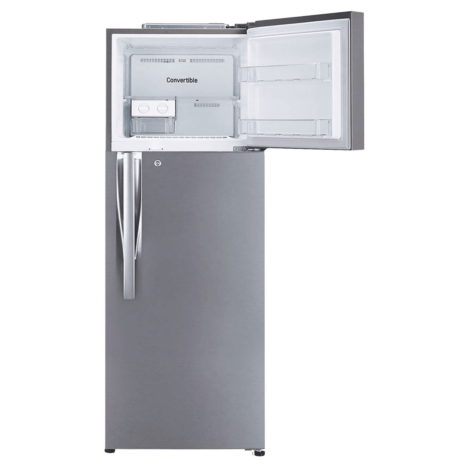 LG 335 Litres 3 Star Frost Free Double Door Convertible Refrigerator with Anti Bacterial Gasket (GL-T372JPZ3.DPZZEBN, Shiny Steel)_11