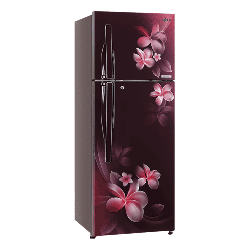 LG 308 Litres 3 Star Frost Free Double Door Convertible Refrigerator with Stabilizer Free Operation (GL-T322RSPN.BSPZEB, Scarlet Plumeria)_15