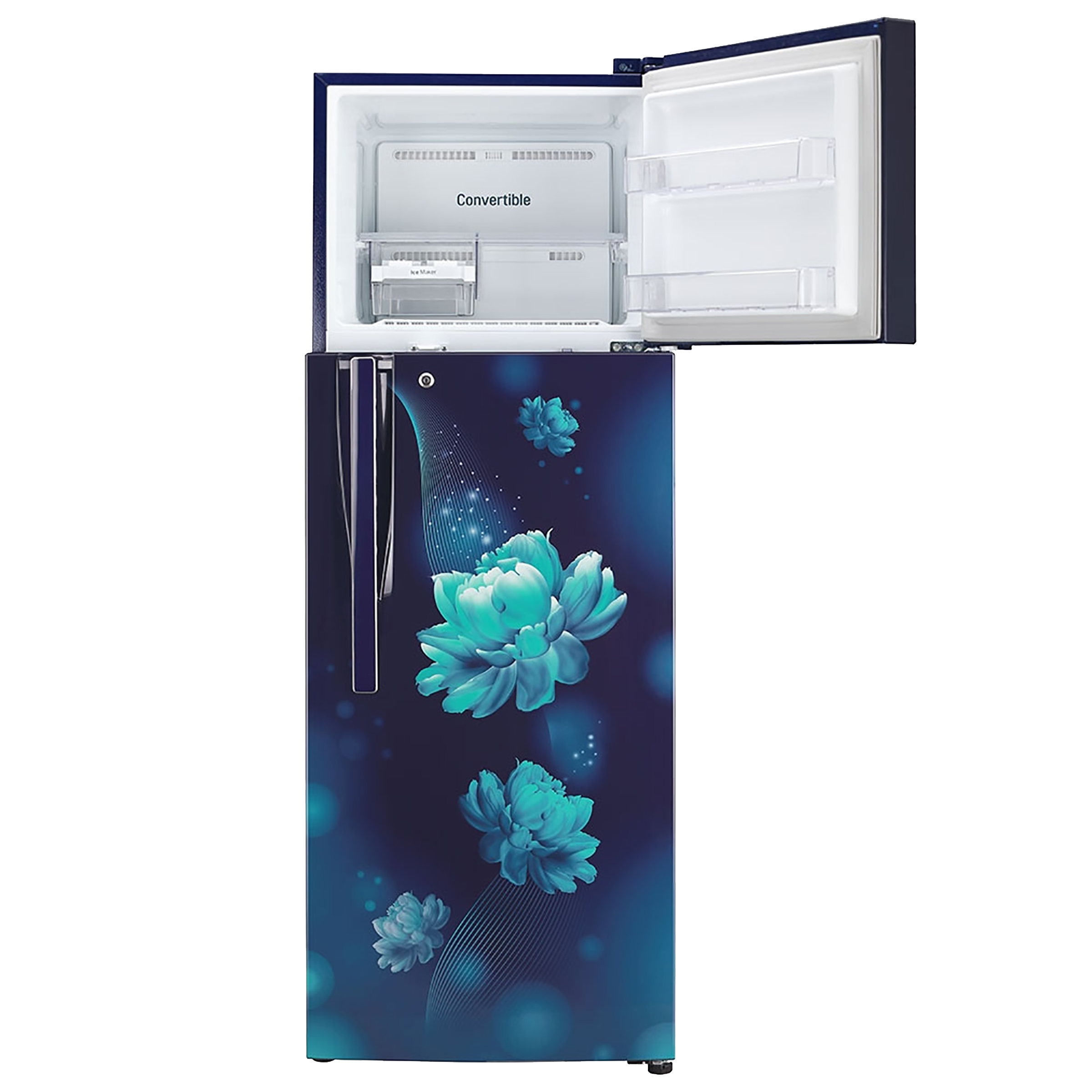 LG 308 Litres 2 Star Frost Free Double Door Convertible Refrigerator with Multi Air Flow System (GL-T322RBCY.ABCZEB, Blue Charm)_13