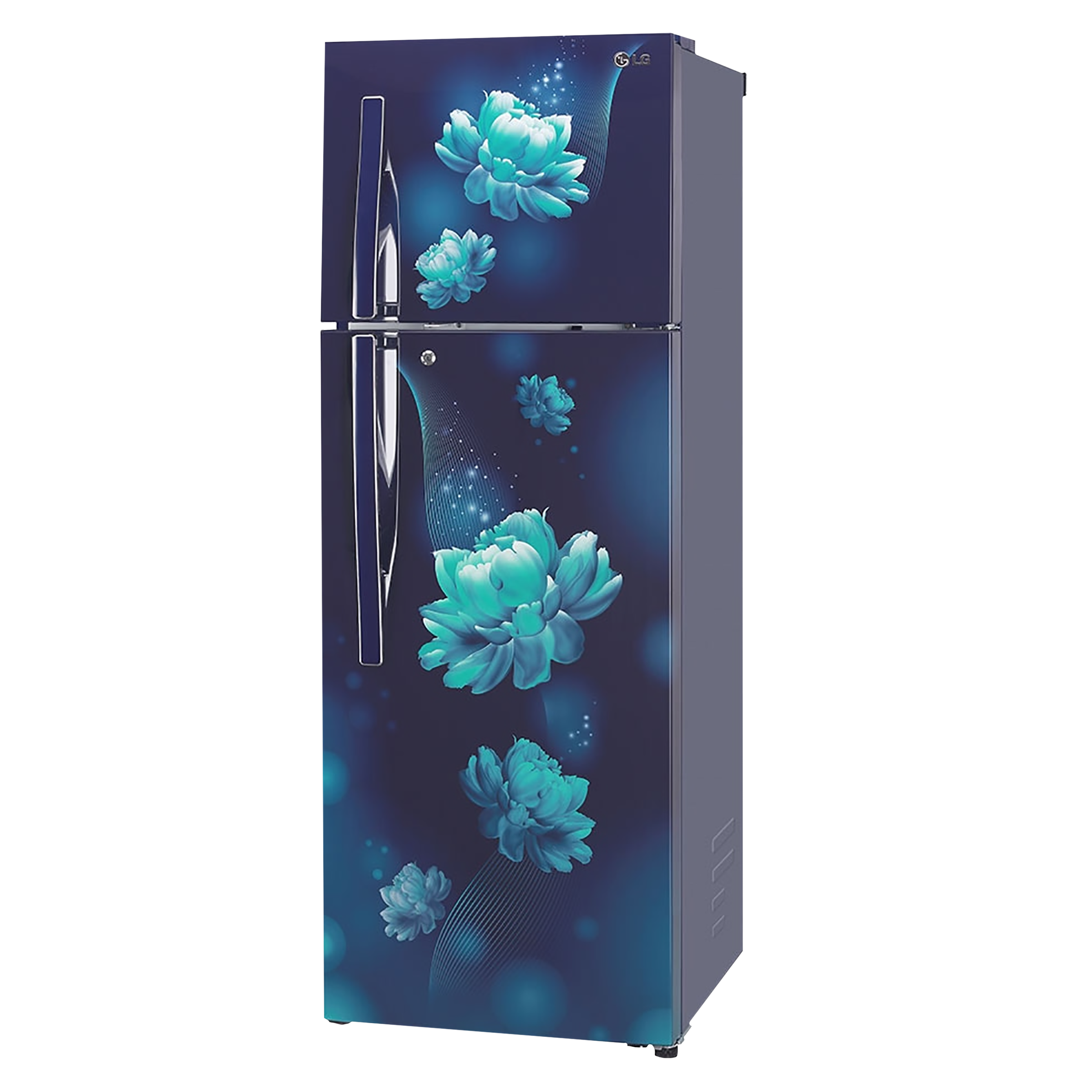 LG 308 Litres 2 Star Frost Free Double Door Convertible Refrigerator with Multi Air Flow System (GL-T322RBCY.ABCZEB, Blue Charm)_4